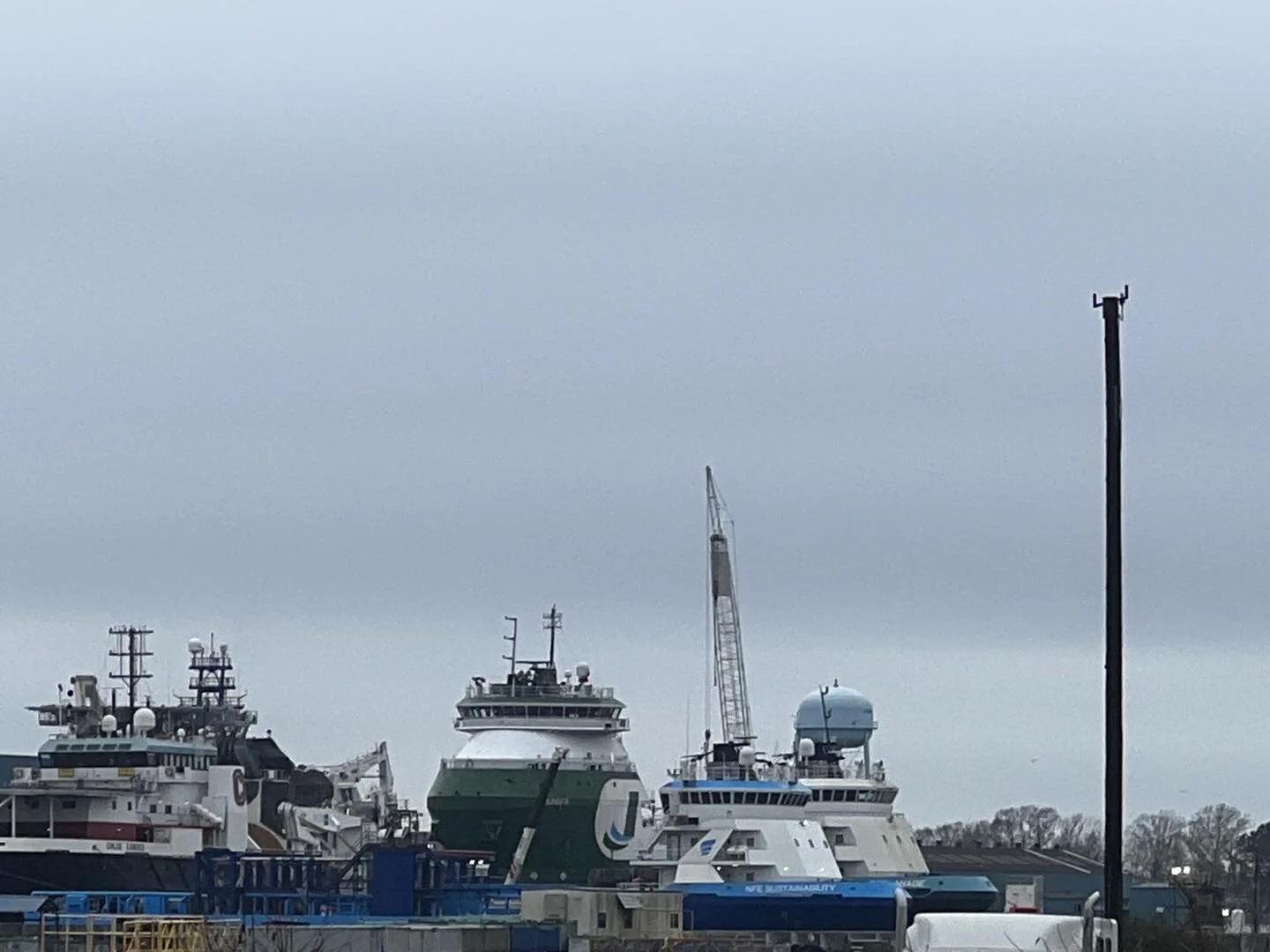 Barges are being loaded. We will have 20 men helping restore Puerto Rico&rsquo;s power grid for the next several months.