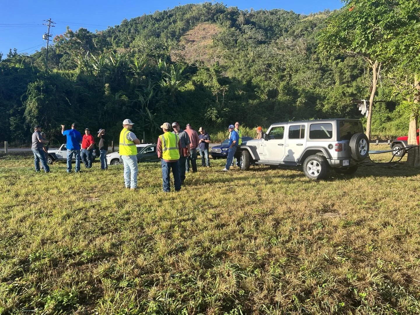 First day of Puerto Rico project.