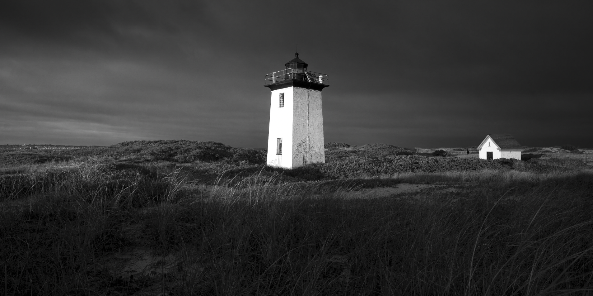 Wood End Lighthouse at Sunset.  
Provincetown