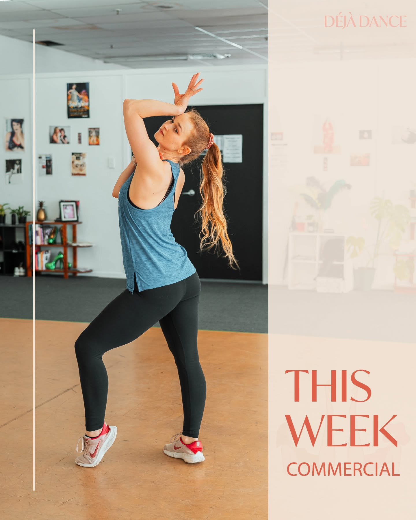 This week in our Wednesday class, we're dancing to Taylor Swift's "Fate Of Ophelia"

Commercial as a genre is a bit of a mixed bag! For this dance we've got some vogue, jazz, hip hop and heels elements, and maybe even a snippet from the act
