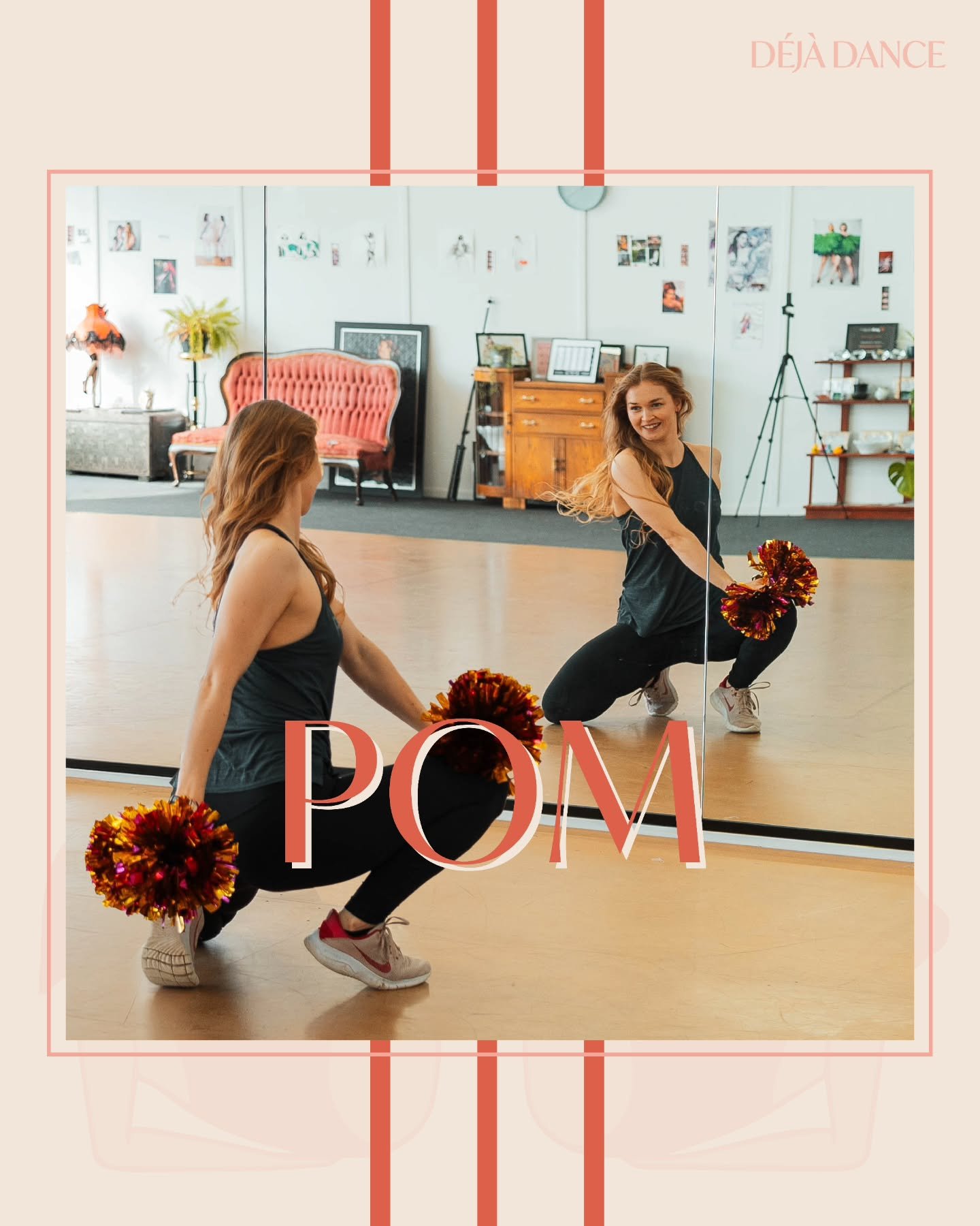 It's time for another Pom routine, and we're dancing to "Believer" by Imagine Dragons! If you haven't come to one of our pom classes, its a mix of Jazz and Hip Hop, and we try make the choreography similar to something you would see the Dal