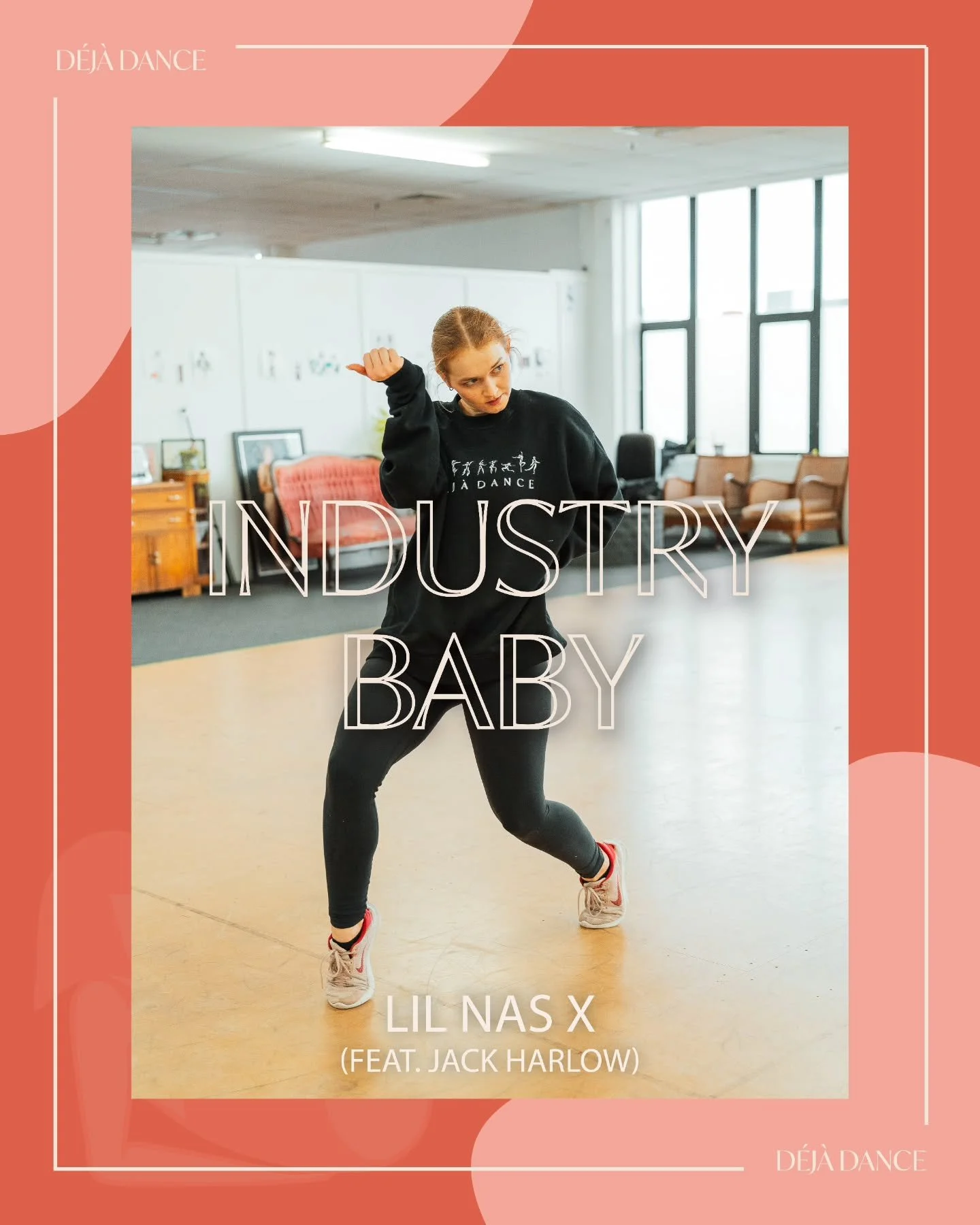 Our Wednesday class is dancing to "Industry Baby" by Lil Nas X and Jack Harlow. The choreography is what we call commercial, where we get creative with hip hop and jazz funk to make something cool! 

Date: Wednesday, 7 October 
Time: 6-7pm
