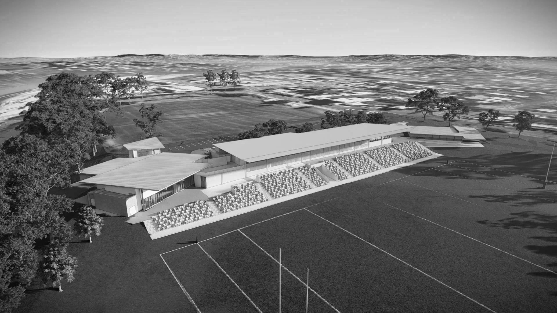 North Ipswich Sports and Entertainment Precinct Western Grandstand