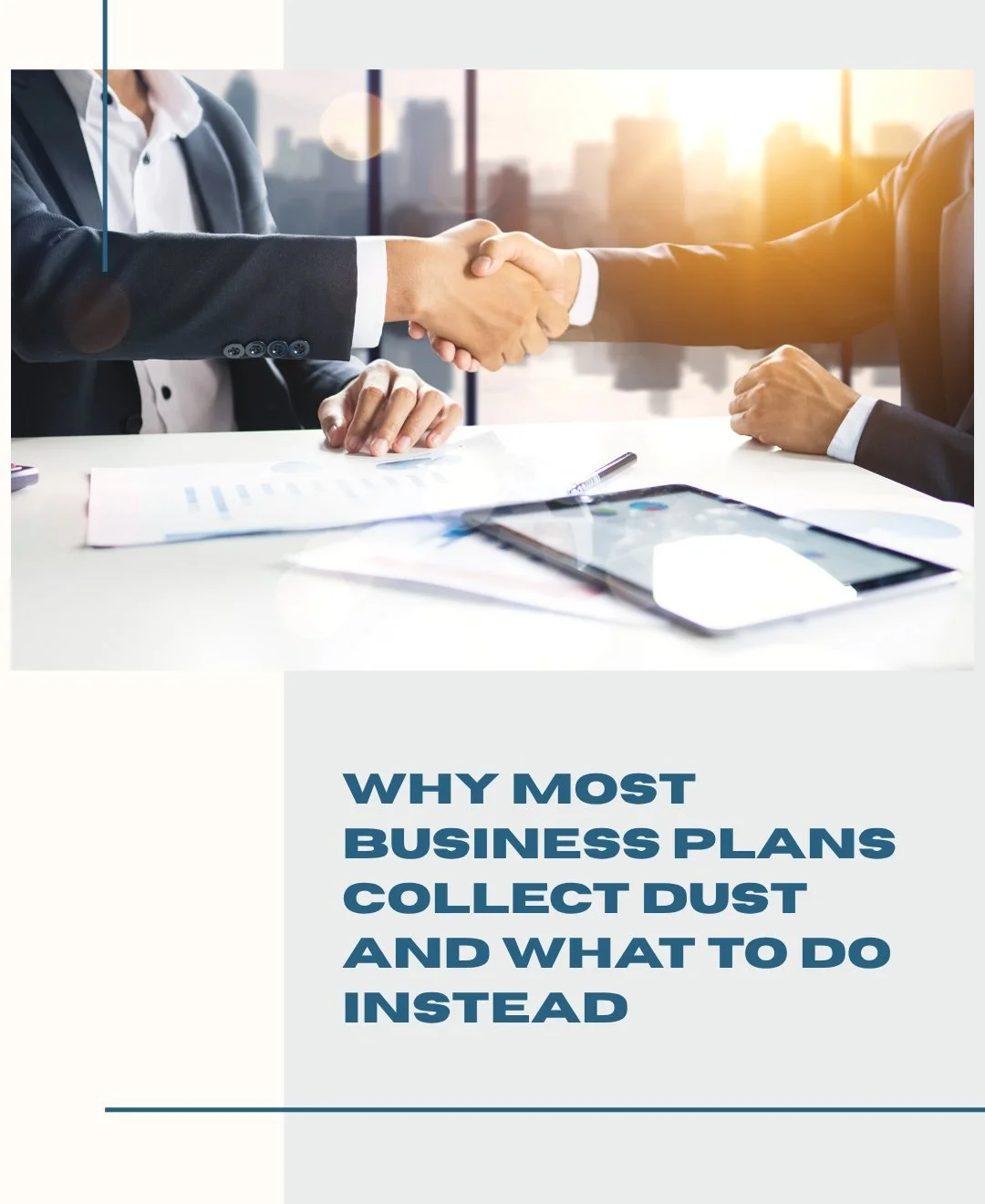 I’ve seen too many business plans that look great on paper… and fail to deliver.
The problem? They’re built for a moment not for momentum.
They’re too detailed. Too theoretical. And no one actually looks at them after the f