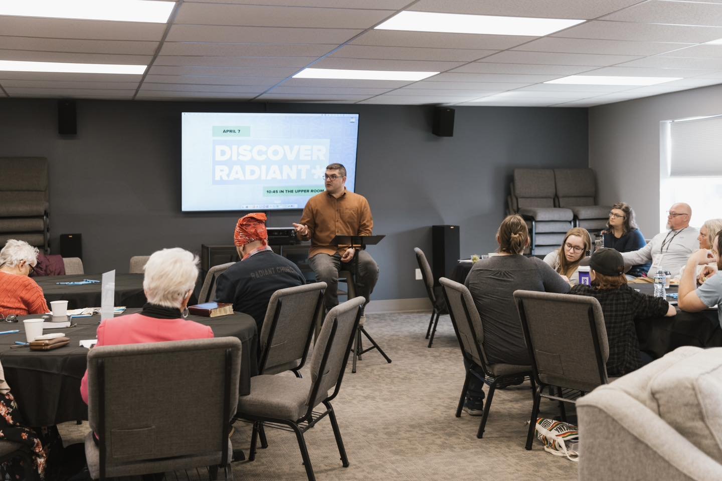 If you are new to Radiant or looking to get more involved, we would love to connect with you in our Upper Room meeting space on May 26th, beginning at 10:45 AM. The Discover Radiant Meeting is an excellent opportunity to meet with our leadership team