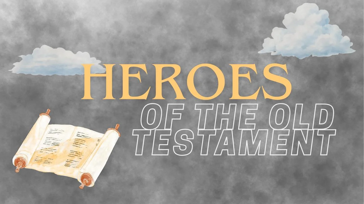 This week, RSM Launch student Mike Stachurski will be giving a message from our series, Heroes of the Old Testament, where we will explore beyond the Sunday school stories and dive into the details of these leaders' lives. Have your notebooks and Bib