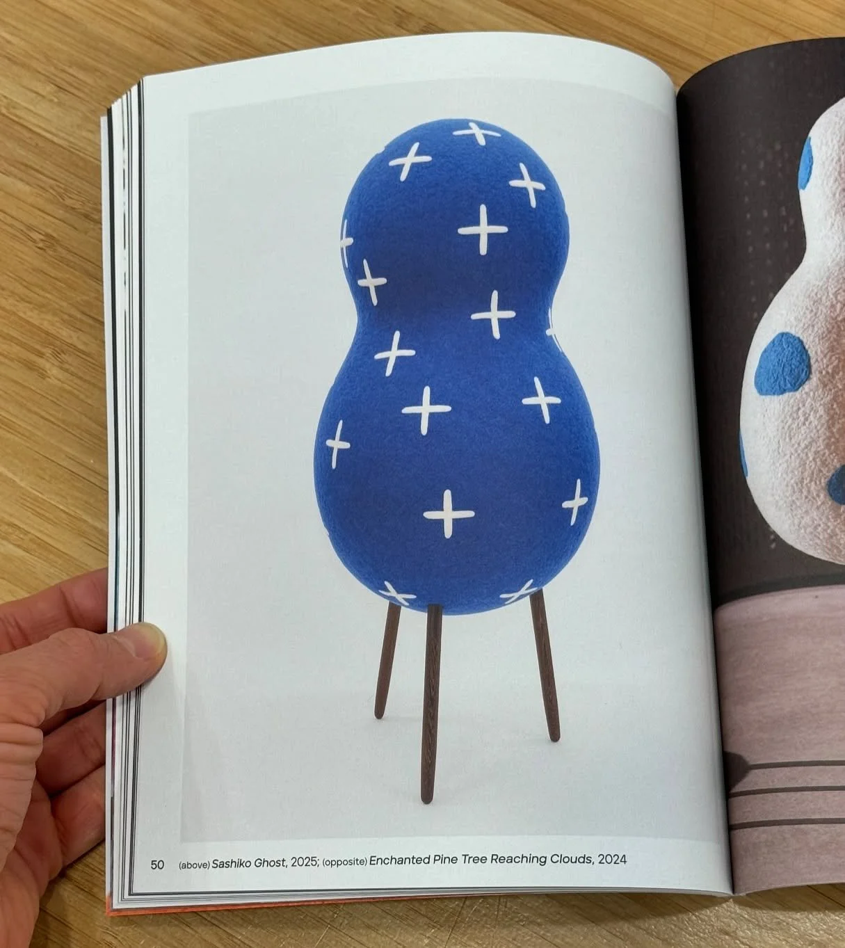 One of my photographs of Masako&rsquo;s sculptures taken at Ryan Lee Gallery has been included in the new catalog published by Jessica Silverman and RYAN LEE, coinciding with an exhibition &ldquo;Masako Miki, Midnight March&rdquo; at ICA San Francisc