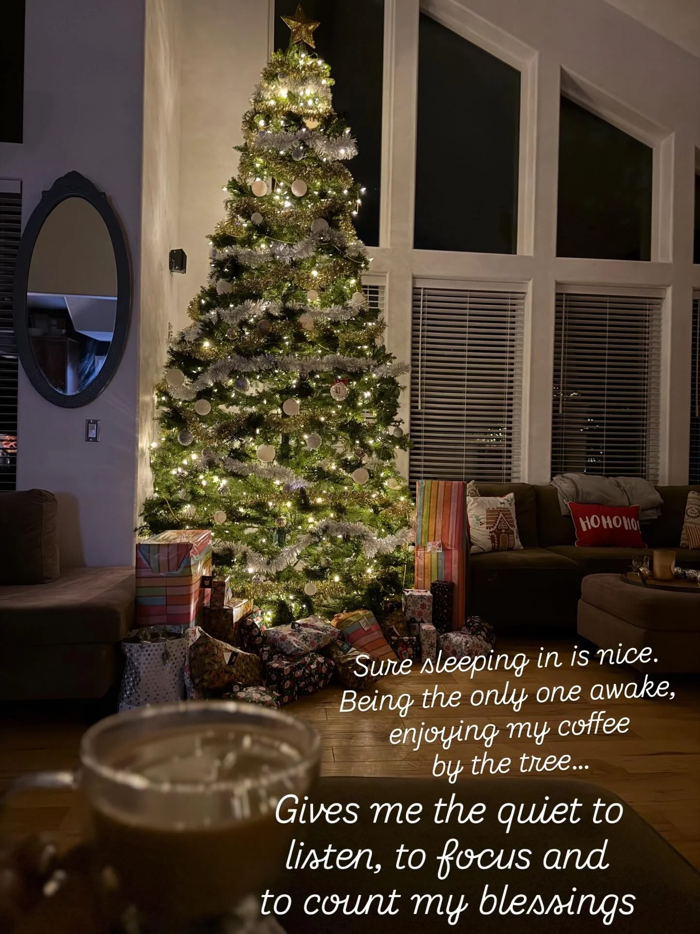 Breathe. Listen. Be grateful. Everyday life makes it hard to sometimes. On this Christmas Eve, try to find even just a second to stop and breathe, listen and be grateful. The new year is coming. No matter what this year was for you, have faith next y