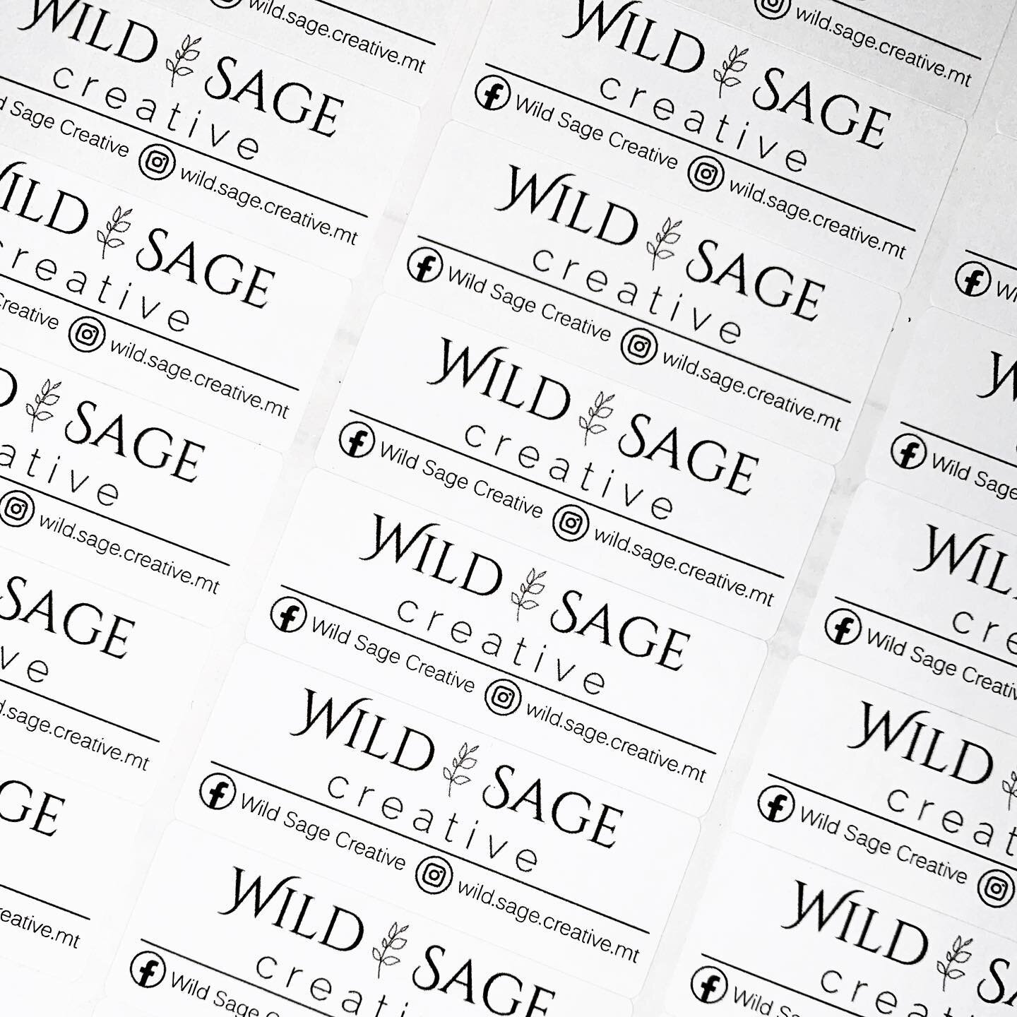 Business labels are printed for our latest creation! Can&rsquo;t wait to share this product!🌿