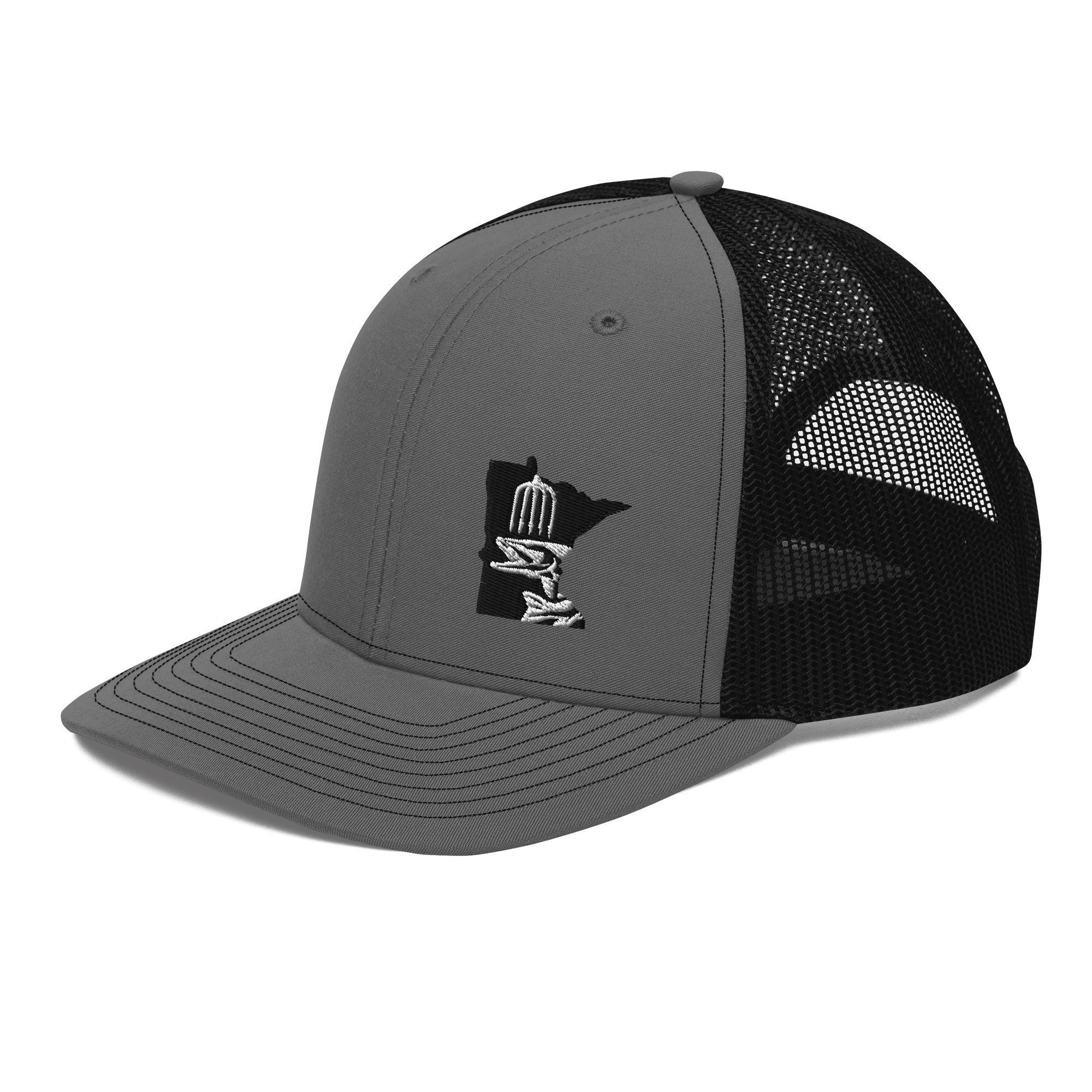 snapback-trucker-cap-charcoal-black-left-front-65af0063f085a.jpg