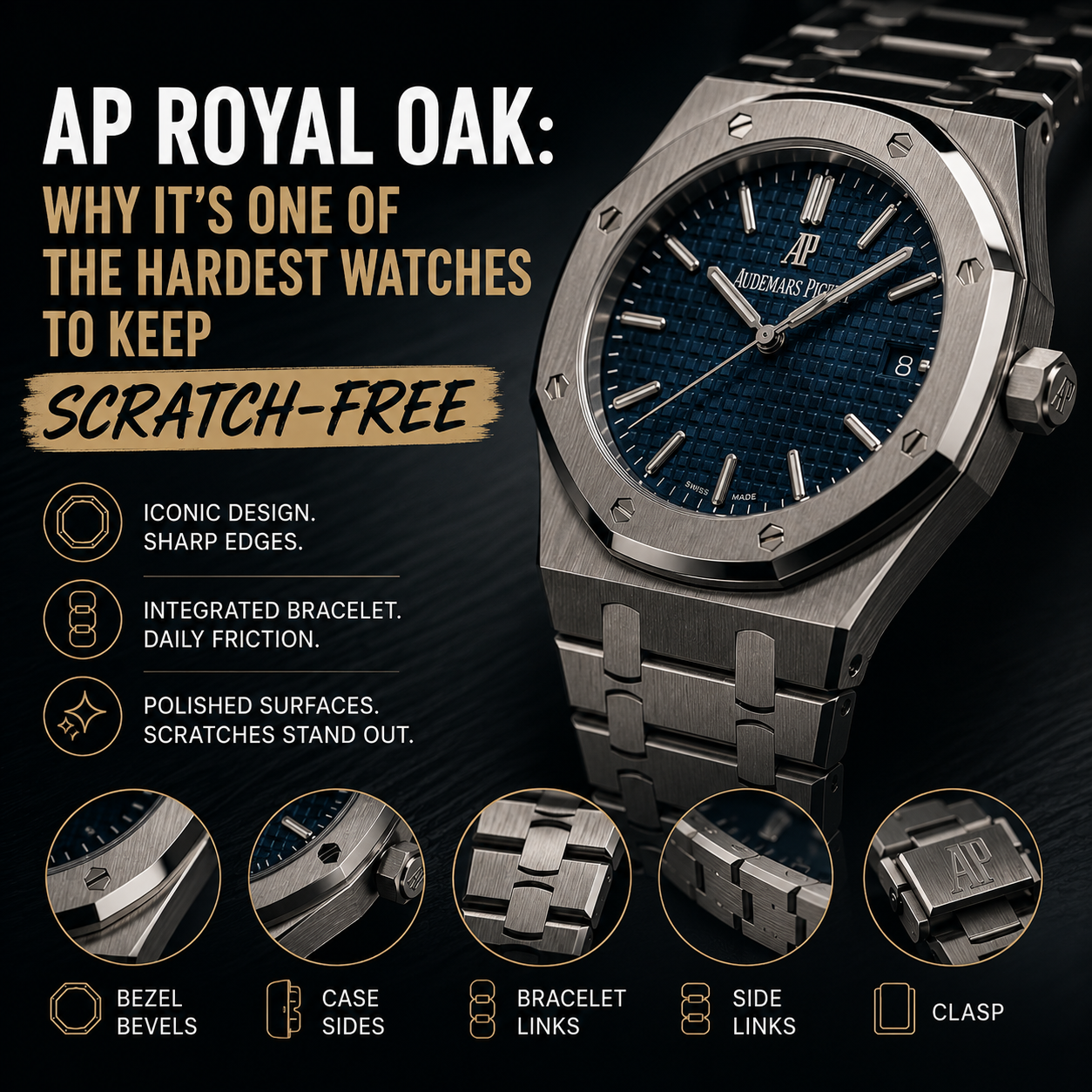 AP Royal Oak: Why It’s One of the Hardest Watches to Keep Scratch-Free (Copy) (Copy)