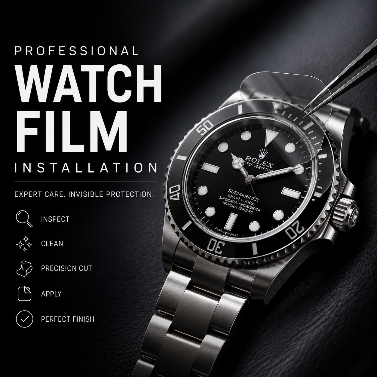 What Happens During a Professional Watch Film Installation? A Step-by-Step Guide