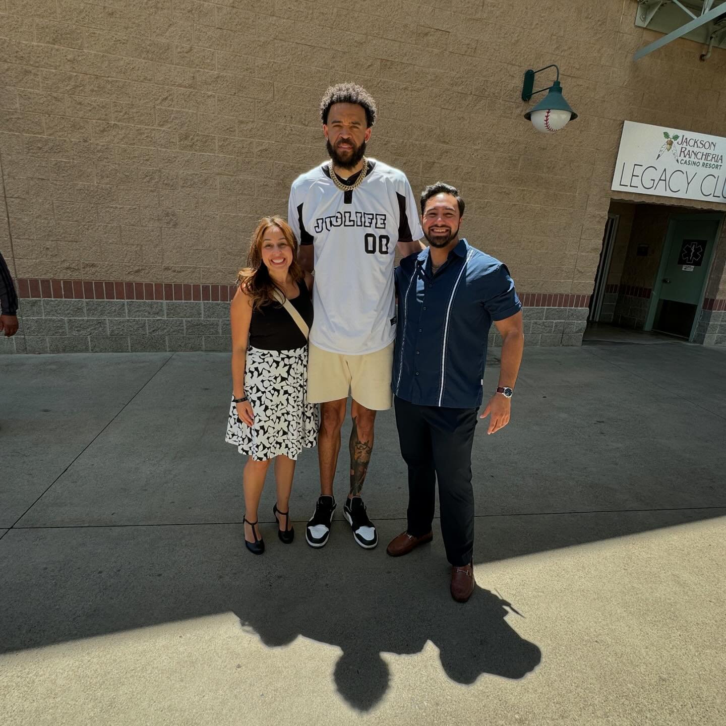 Three-time NBA Champion and Olympic Gold Medalist JaVale McGee of the Sacramento Kings is hosting his annual JUGLIFE Water For Life Charity Softball Game today Saturday, June 15, 2024 at Sutter Health Park in Sacramento, California. 

As the co-found