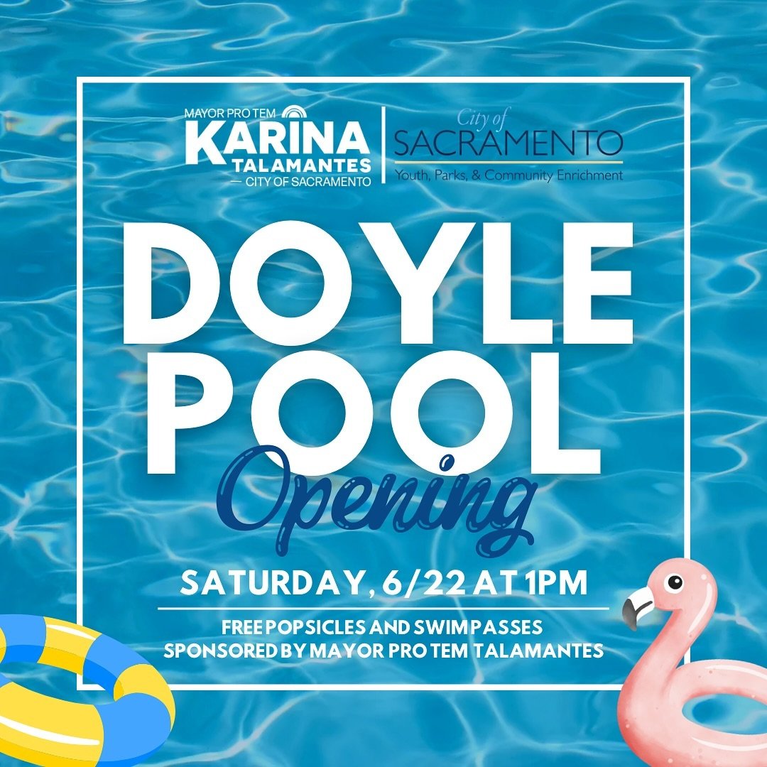 Doyle Pool is now open! Beat the heat this weekend with a refreshing visit to the pool. Join us on opening day for free popsicles and swim passes, courtesy of my office! 🌊☀️⛱️