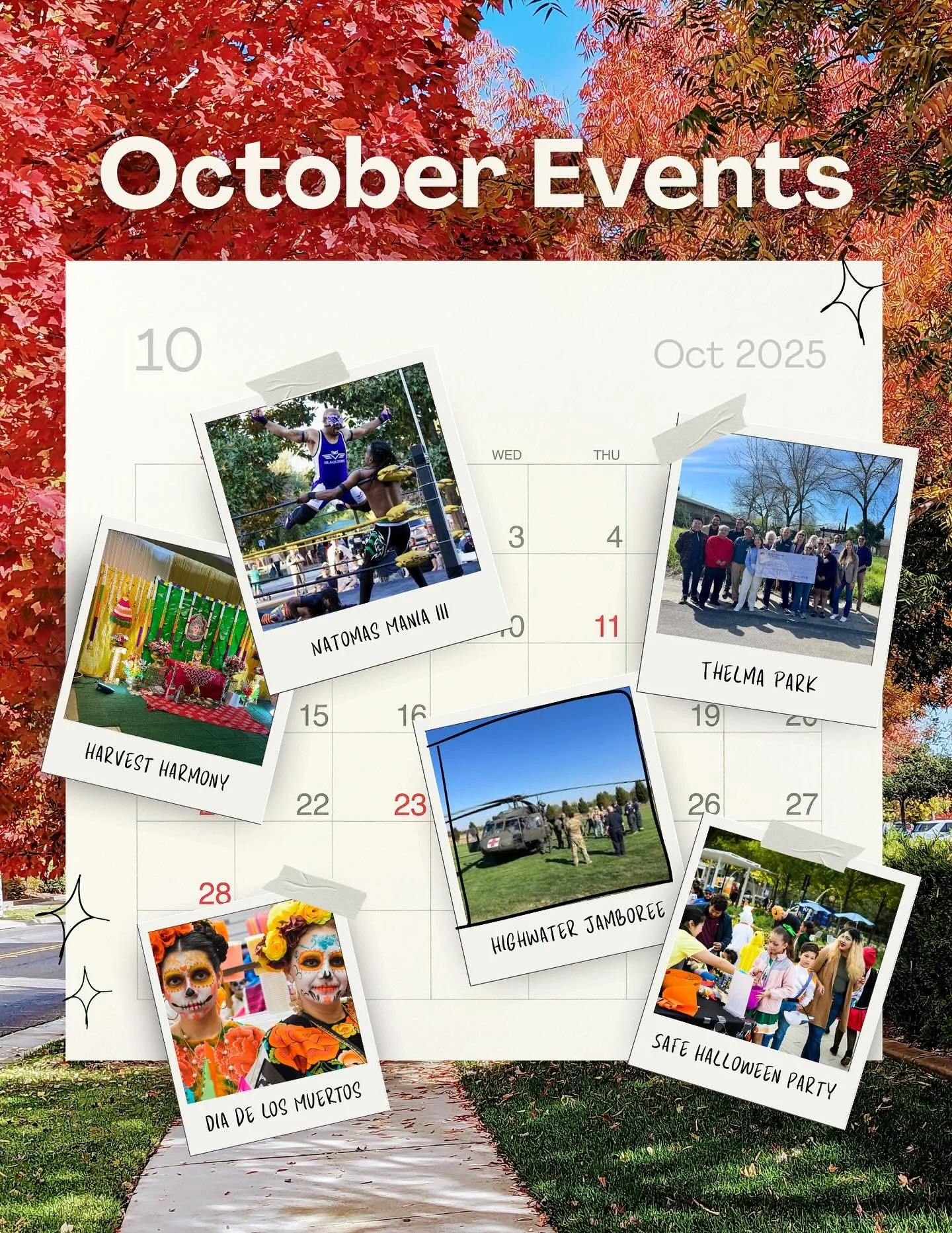 🍂 October is packed with community events! Join us for the fun all month long! 🎃