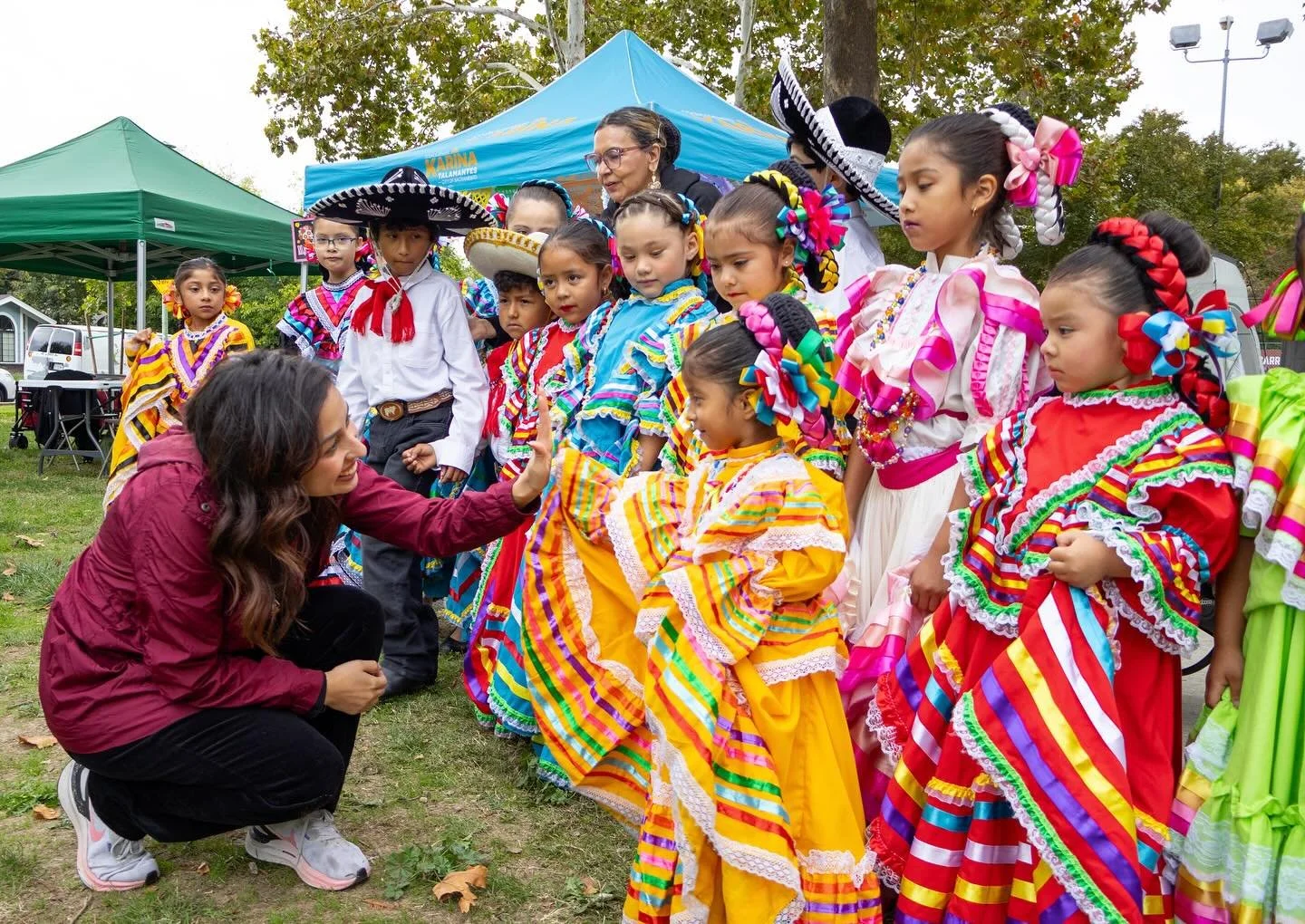 Celebrated Dia de los Muertos this weekend at Northgate Park 💀🌼