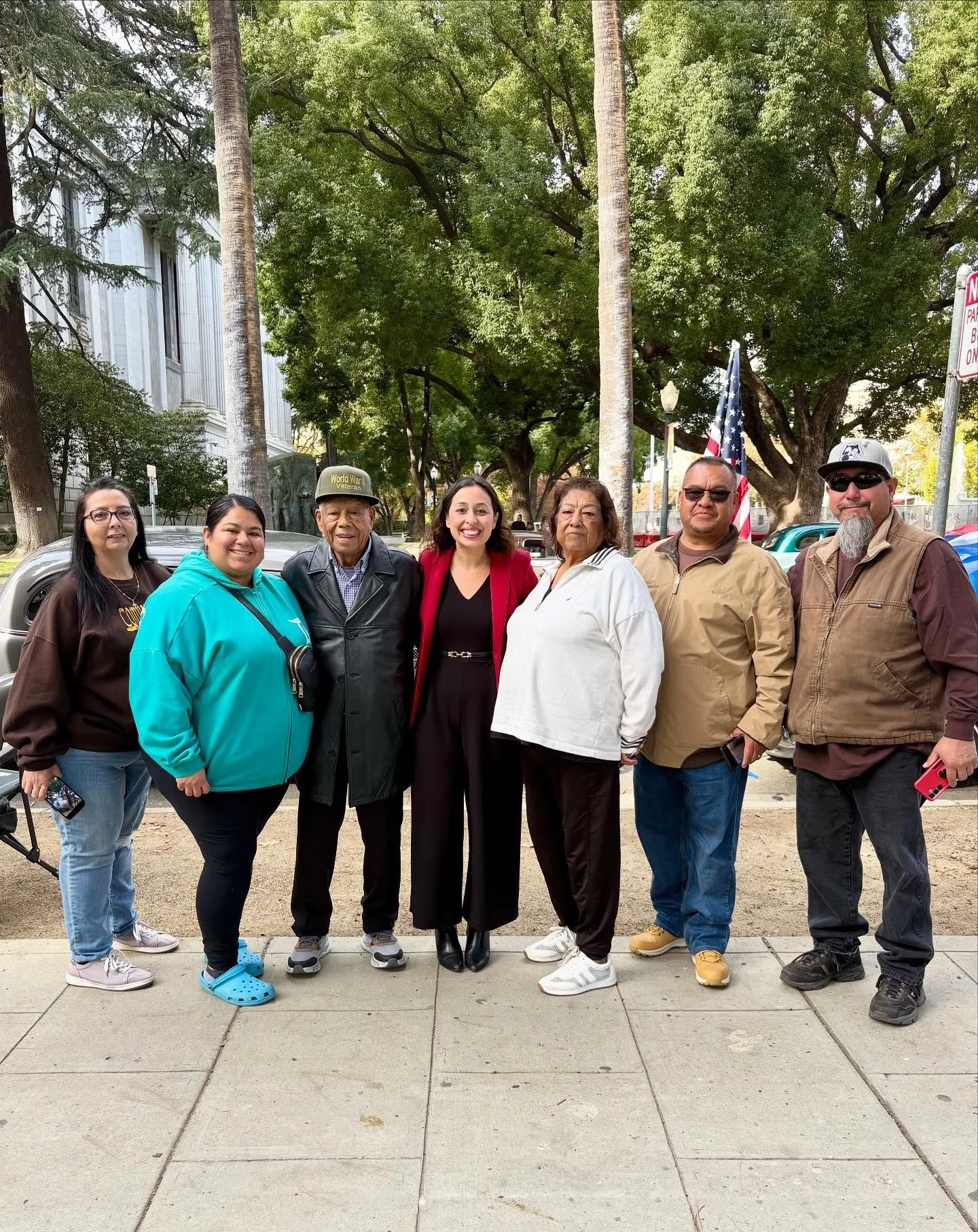 Today, honor the veterans who have served our country and our community. Their stories remind us of the power of service and the importance of looking out for one another.

I was proud to join this morning&rsquo;s ceremony at the Capitol to show my g