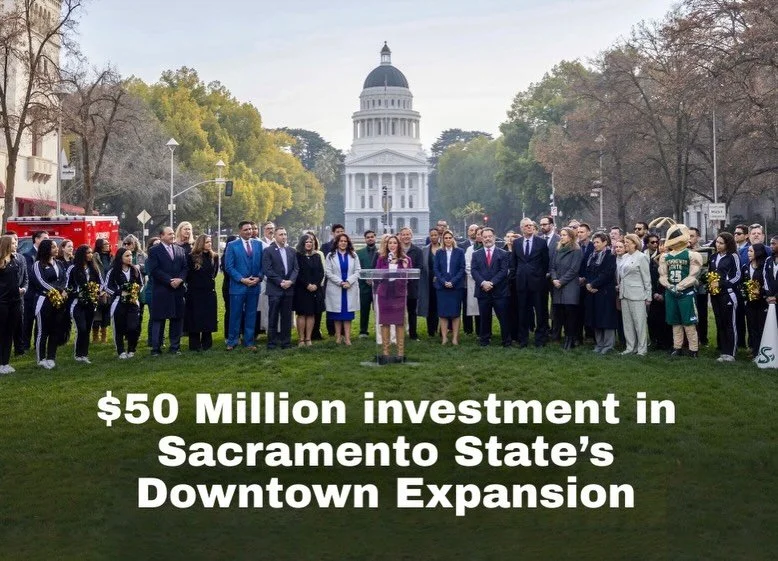 Meta has invested $50 million to help transform underutilized state buildings on Capitol Mall into Sacramento State&rsquo;s future Capital Campus. The project will create a mixed use academic and housing district, including affordable housing for stu
