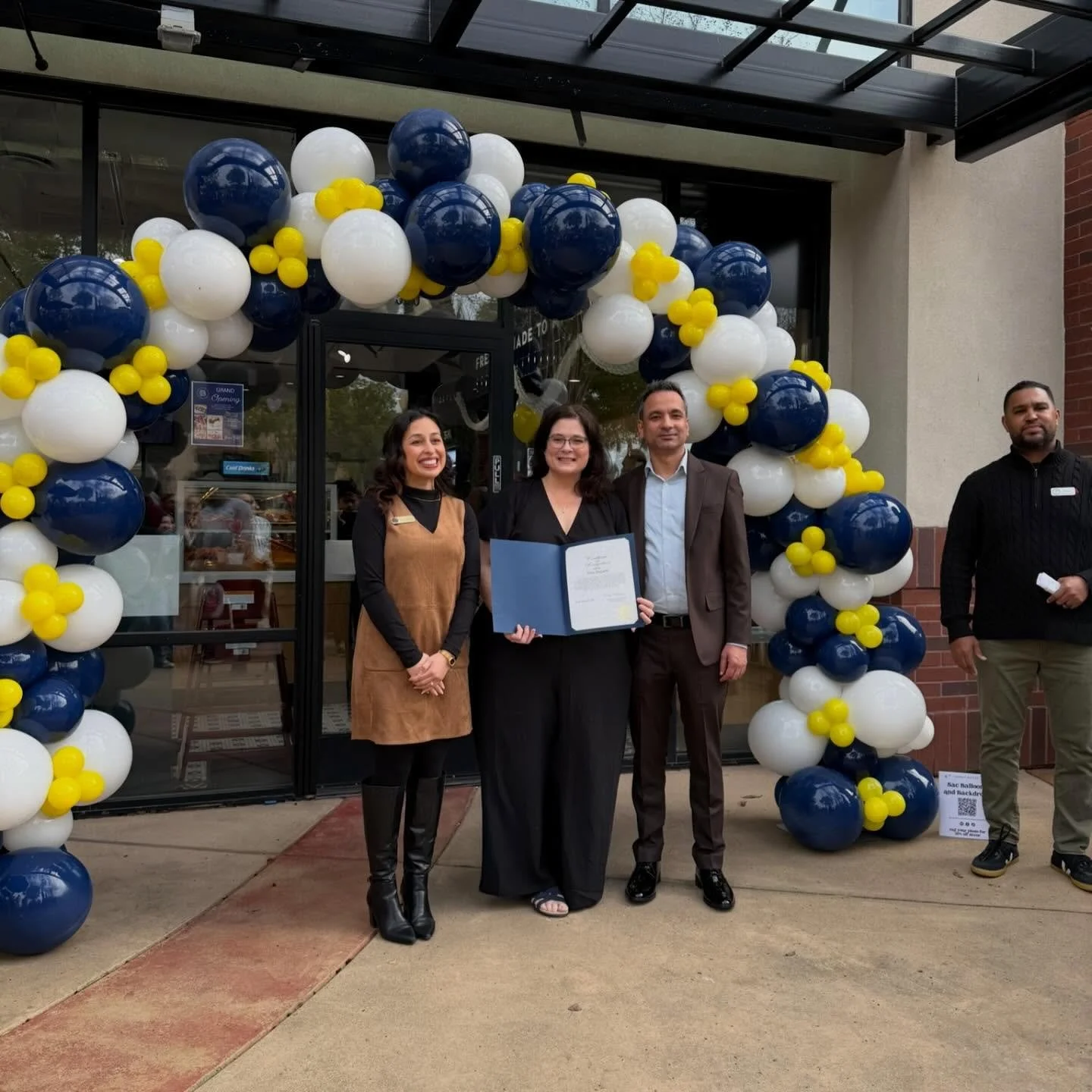 Congratulations to Michelle &amp; Suhir from Paris Baguette Natomas for their grand opening in our North Natomas neighborhood. Sweets, cakes, sandwiches, coffee, bread, smoothies, and much more. Thank you Natomas Chamber of Commerce for helping us wi