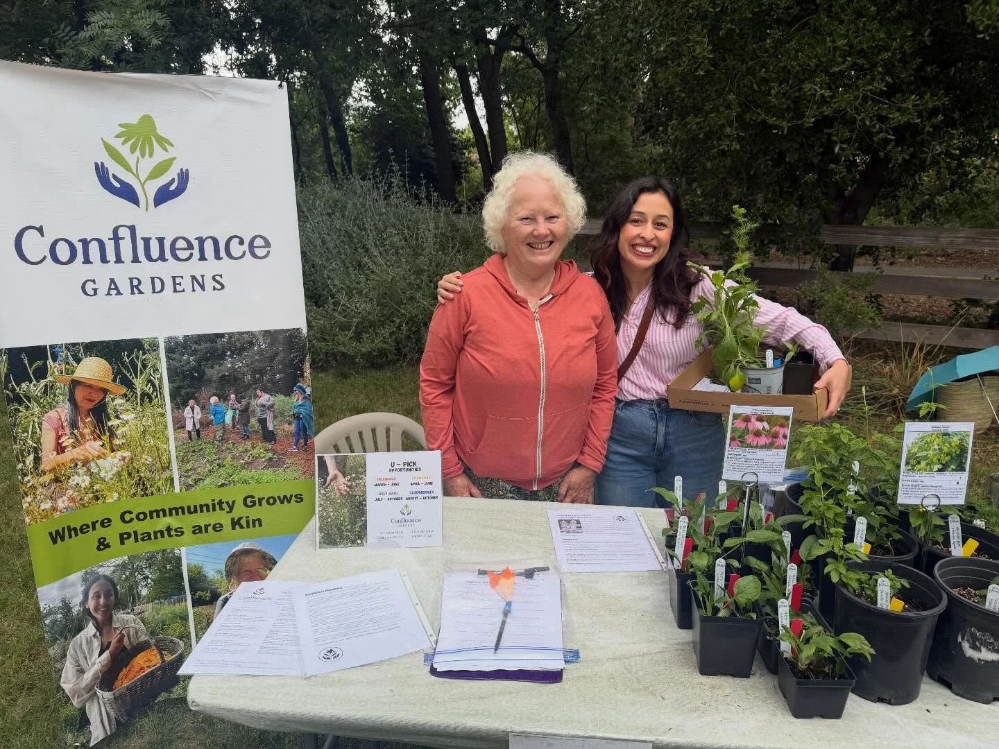 Plant sale today and tomorrow! Rain or shine. 🌺💐🌼