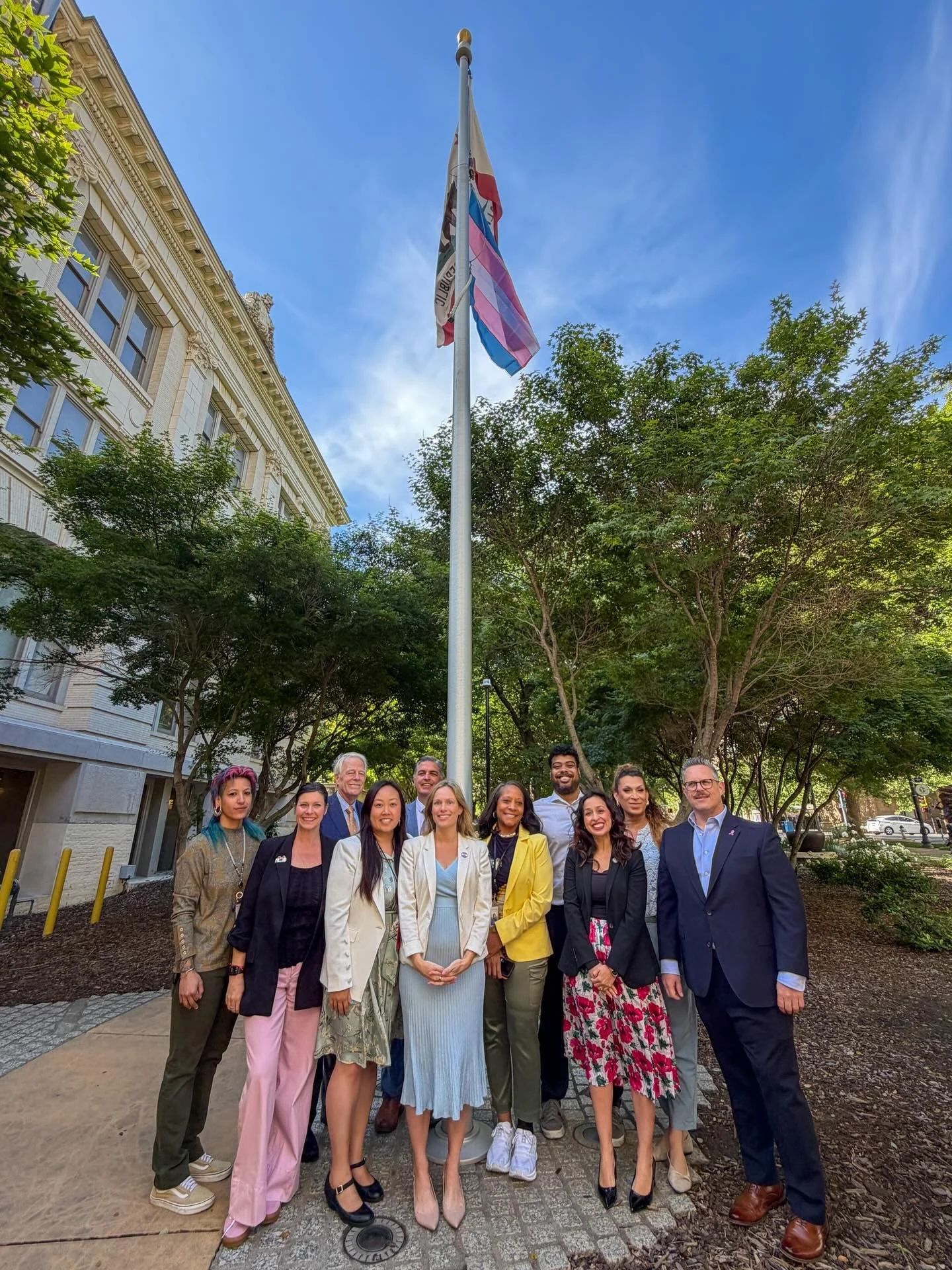 Honored to join colleagues and community members at City Hall this morning to recognize Transgender Day of Visibility! 

Raising the Transgender Pride Flag is a meaningful reminder that everyone deserves to be seen, respected, and supported in our ci