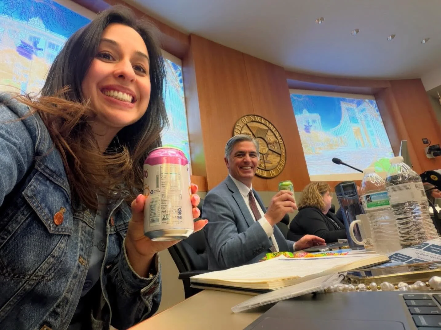 Sacramento City Council Meeting 9:10am - 11:10pm&hellip;. Sponsored by Waterloo Sparkling Water. 👩&zwj;⚖️🇺🇸