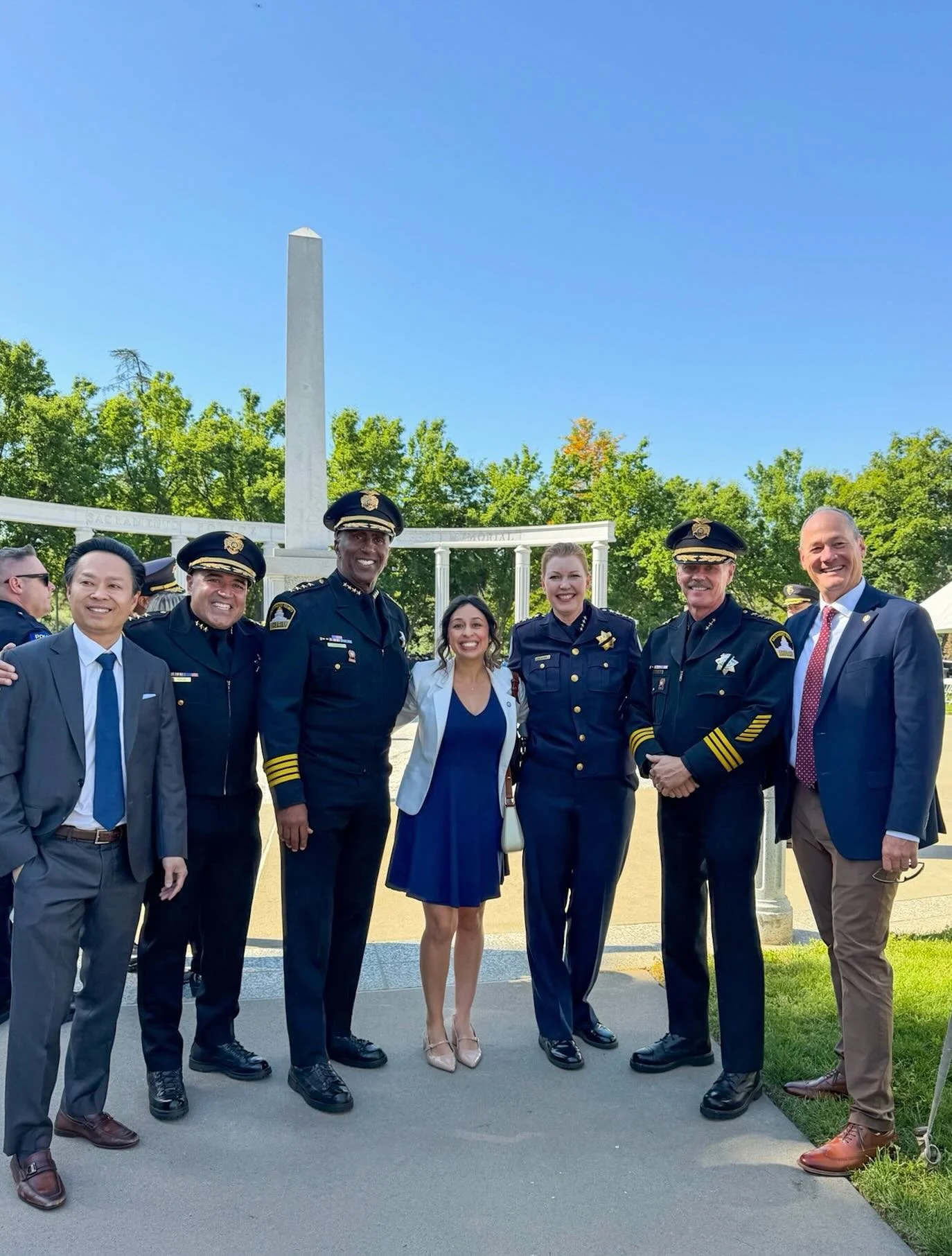 Honored to attend today&rsquo;s Law Enforcement Memorial at Woodlake Park. We came together to remember and honor the officers who made the ultimate sacrifice in service to Sacramento. Their courage and commitment will not be forgotten.