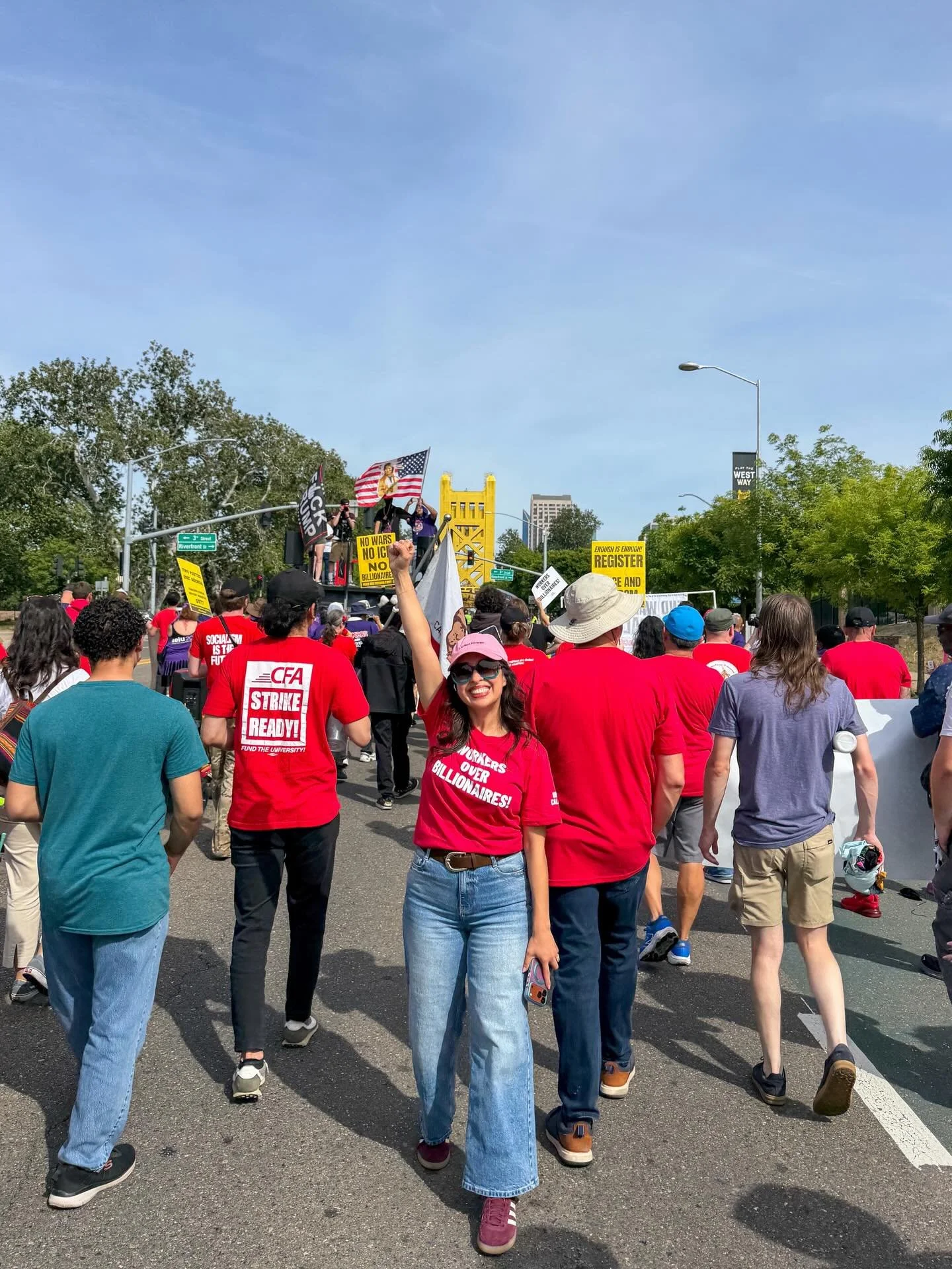 Today is International Workers Day, a day that honors the workers who keep our communities running and the ongoing fight for fair wages, safe conditions, and dignity on the job.

I was proud to march alongside SEIU 2015 down Capitol Mall today, stand