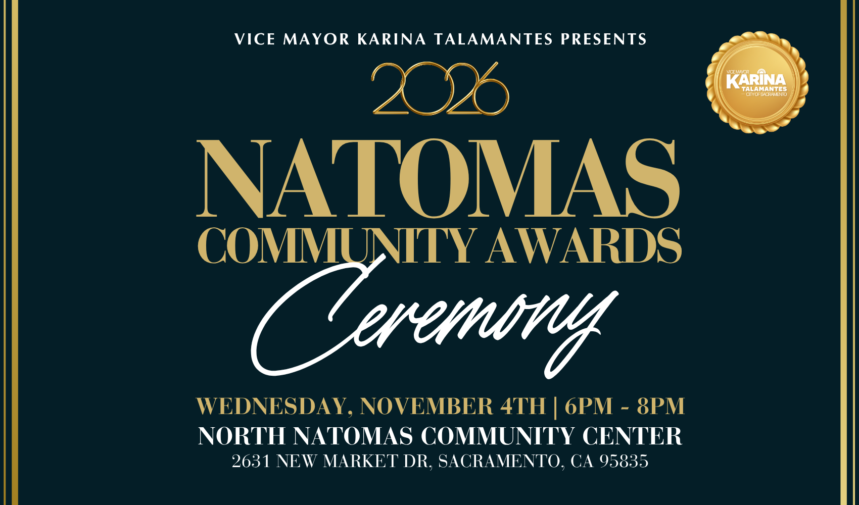 Natomas Community Awards Ceremony