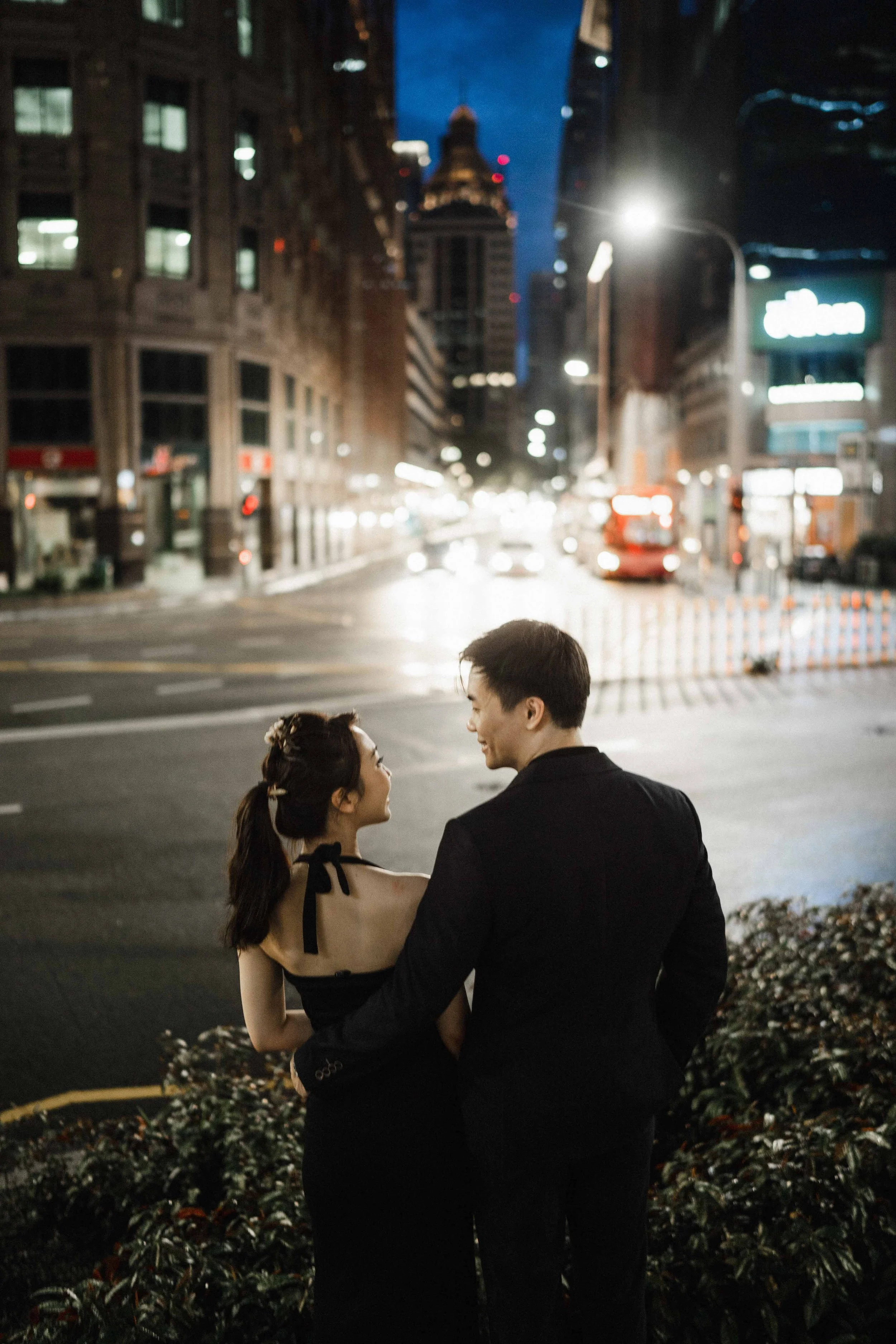 Singapore City Pre Wedding Night shoot