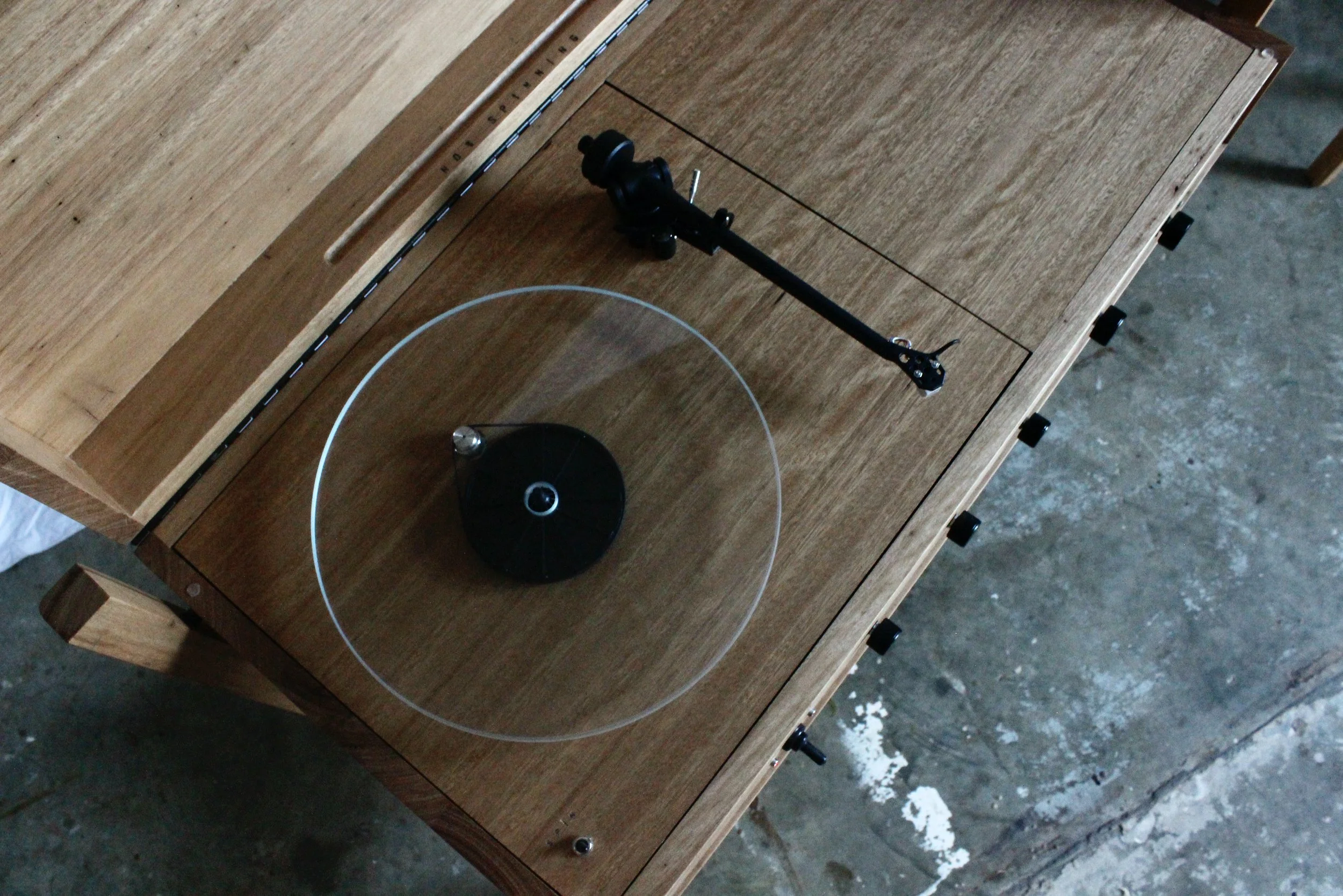 handmade record player