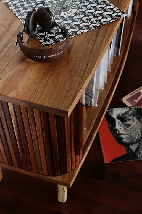 Tambour vinyl storage