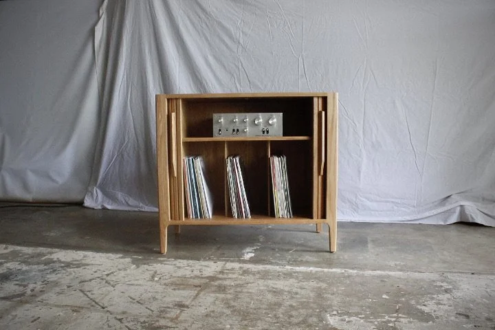 Hand crafted vinyl cabinet