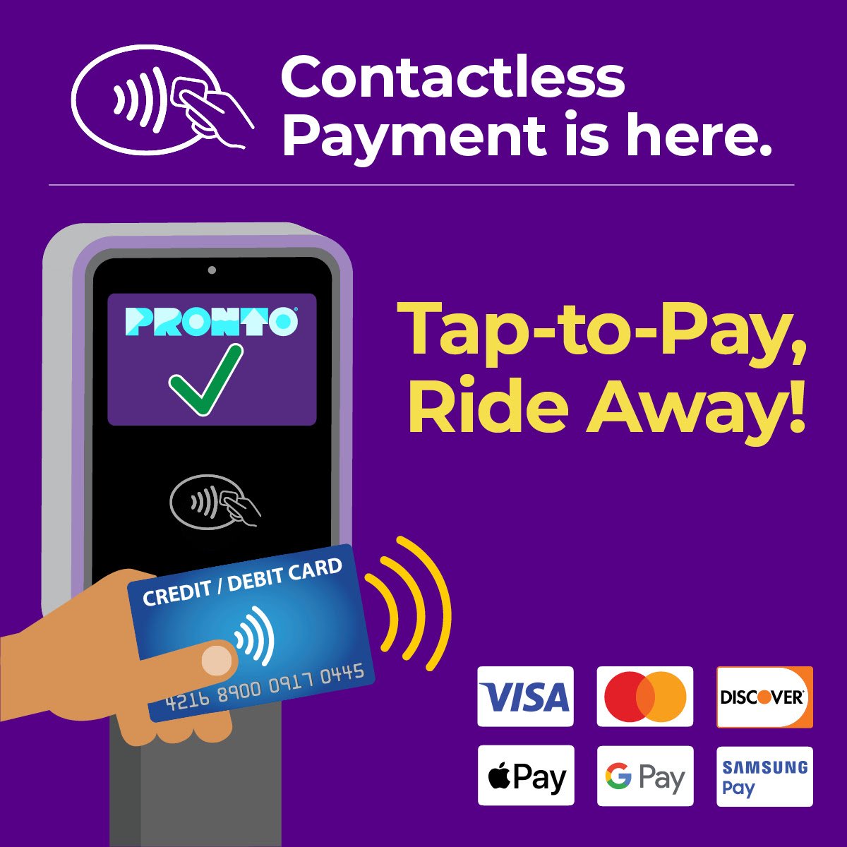 PRONTO Contactless Payments Payments Is Finally Here!