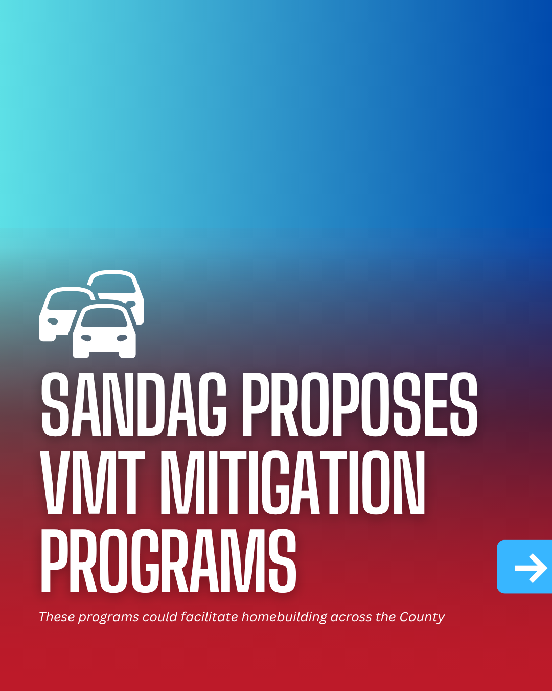 SANDAG Proposes VMT Mitigation Programs