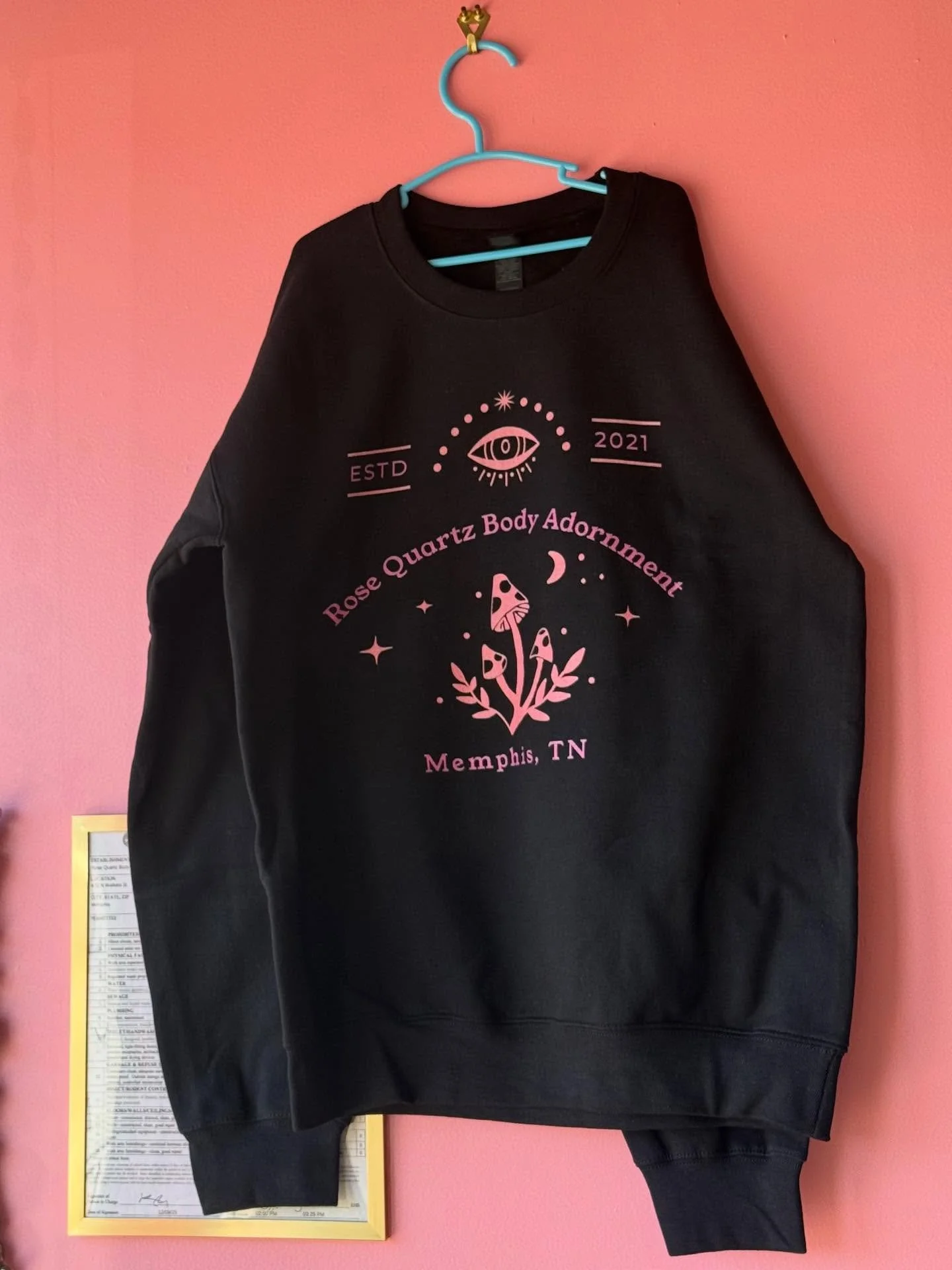 We have a *very* small batch of crewnecks in!! Come by RQ or message us to hold one for you! They&rsquo;re $50 plus tax✨
What other merch do you want to see?