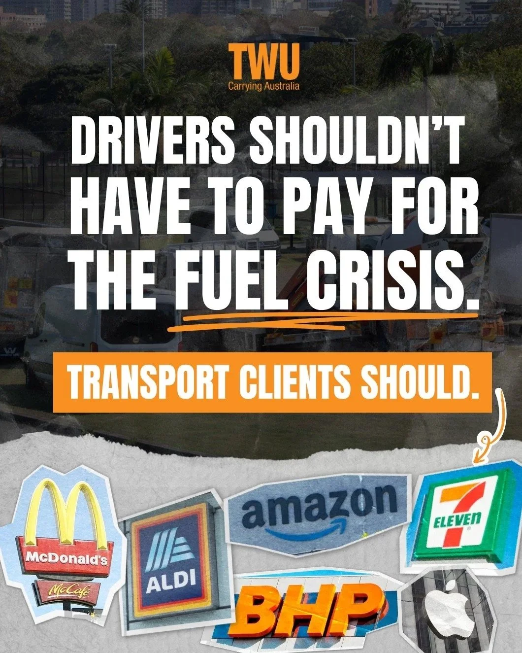 TWU Trucking Employers and Industry Groups Call on Federal Government for Emergency Fuel Powers