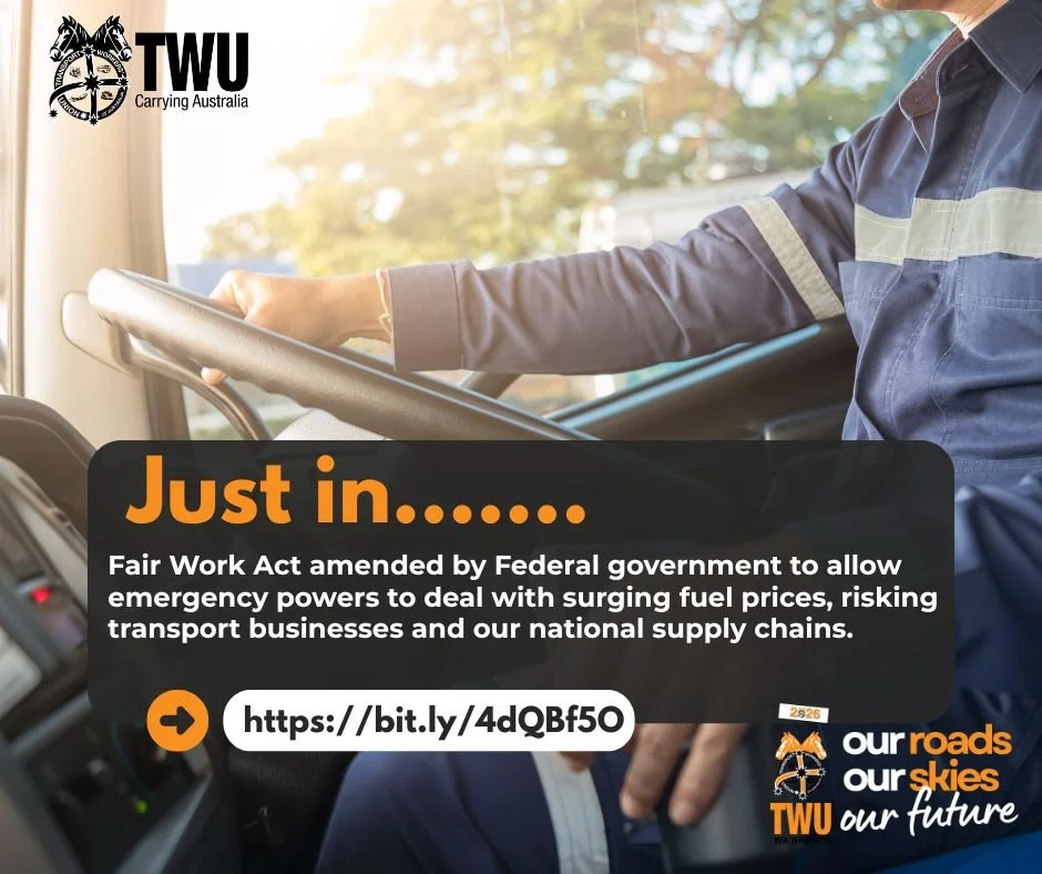 BILL TO PROVIDE EFFECTIVE ONGOING RELIEF FOR FUEL COSTS IN TRANSPORT PASSES SENATE