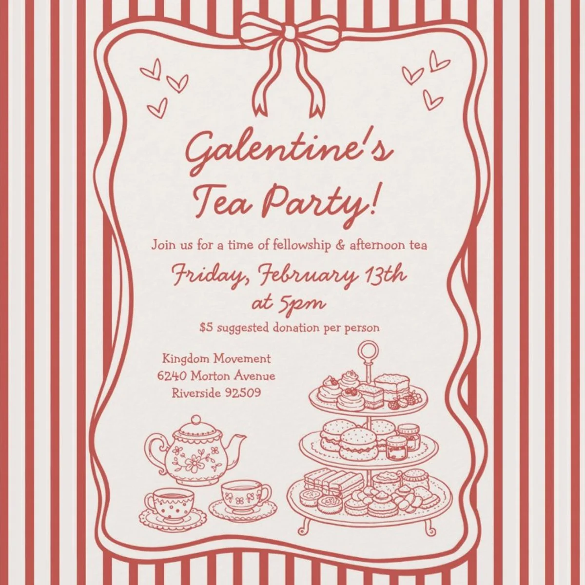Galentine’s Tea Party Hosted By Grounded in Grace