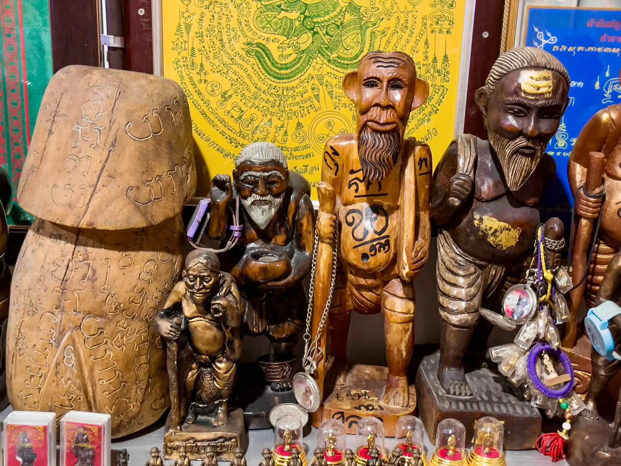 Some of the hundreds of Chuchok statues on display.