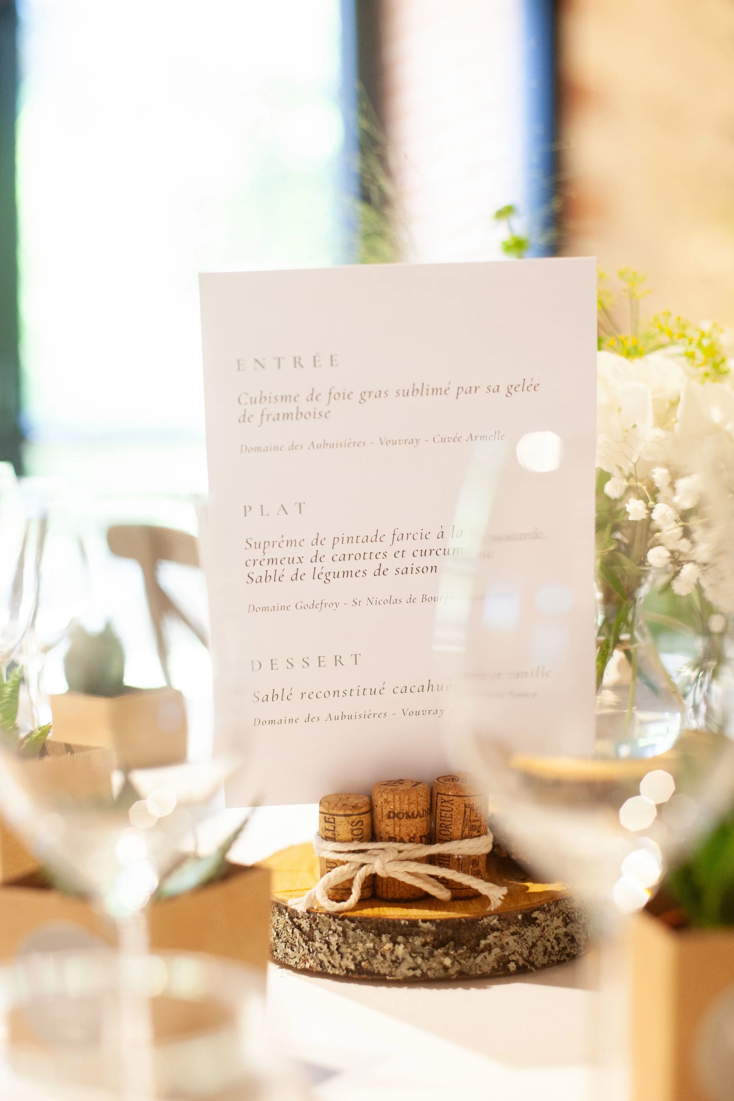 Décoration Table - Benoit SYLLA - Photographe Mariage Tours