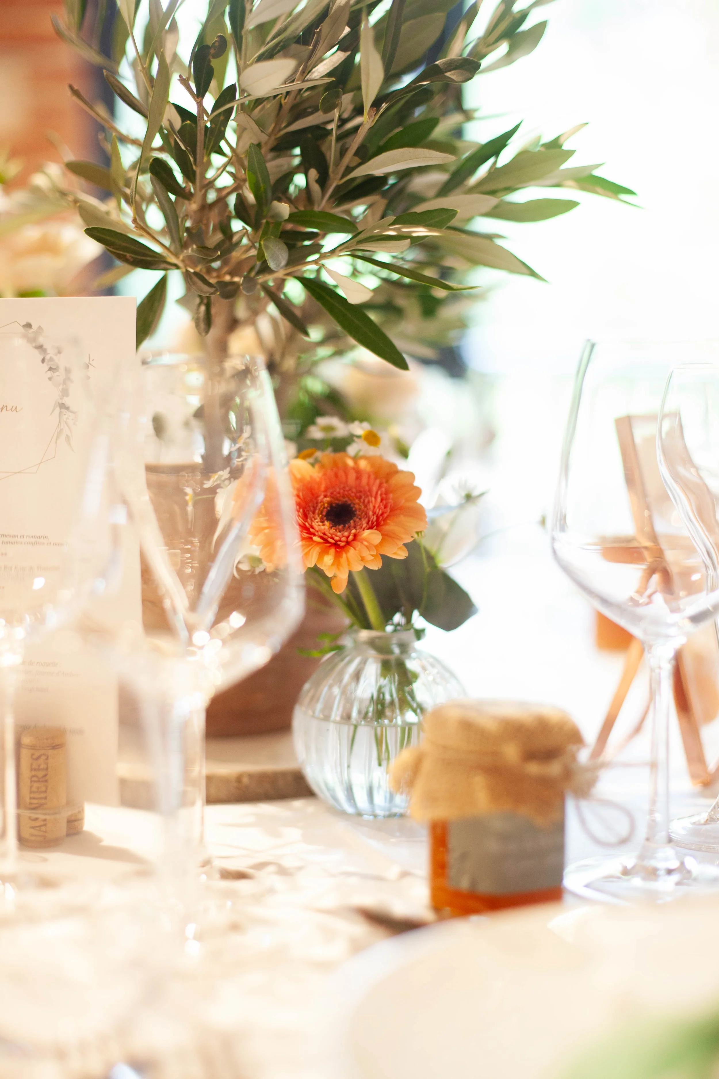 Décoration Table - Mariage Bertrand & Alexis - Benoit SYLLA Photographe Mariage Tours