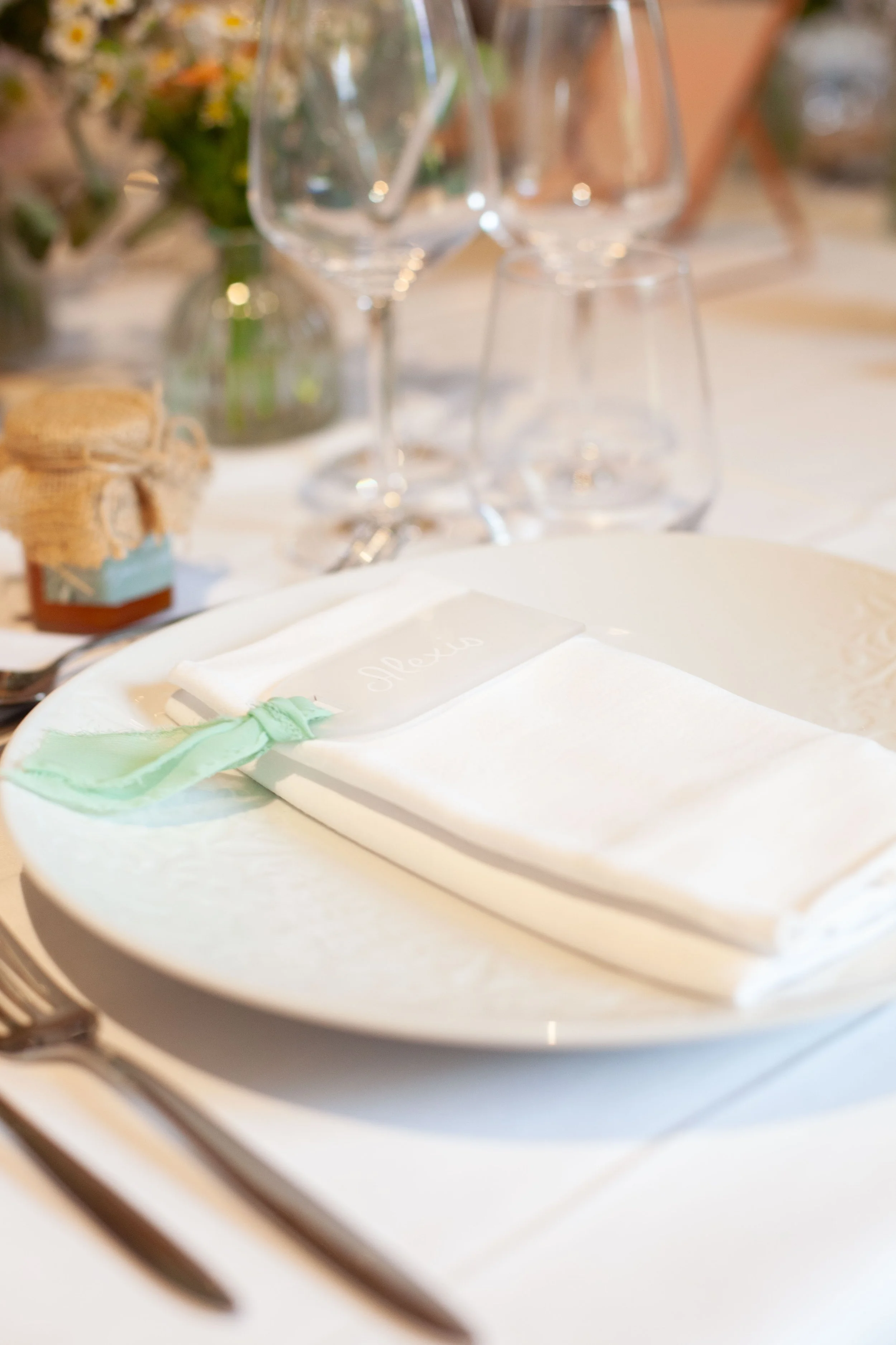 Décoration Table - Mariage Bertrand & Alexis - Benoit SYLLA Photographe Mariage Tours