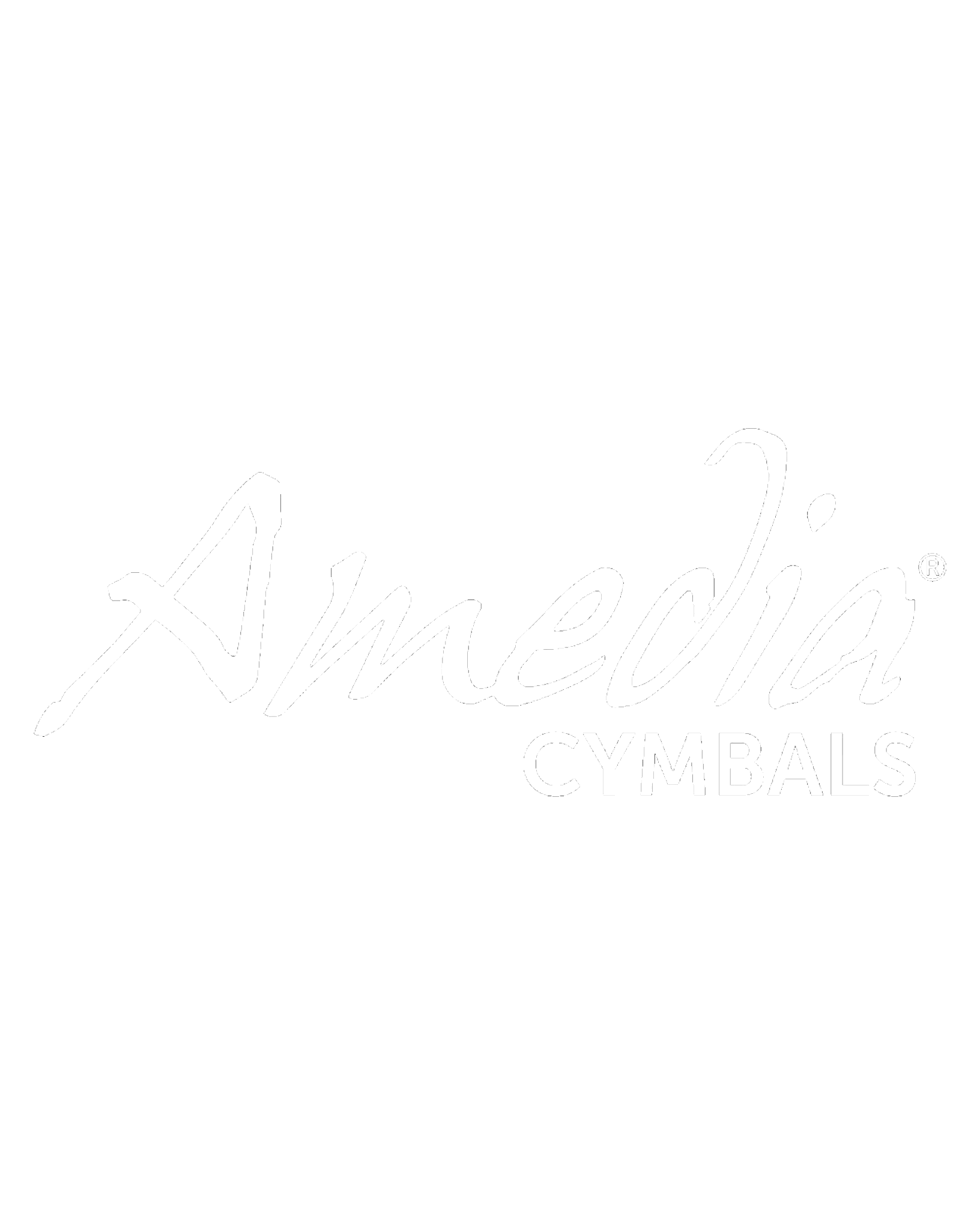 T-Shirt - Amedia White Small Logo