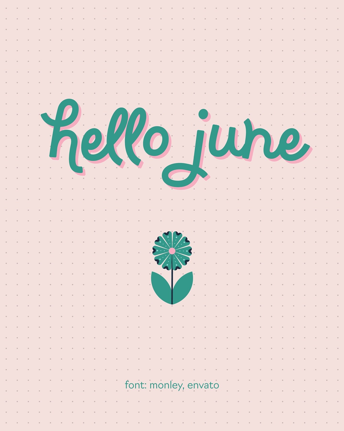 It&rsquo;s June, which is kinda filling me with panic as that means 1 month left before the school holidays. Lots of projects to complete so I can 🤞🏻 enjoy some sunny days with the kids!

Font: Monley by @envato 

#scriptfont #handwrittenfont #font