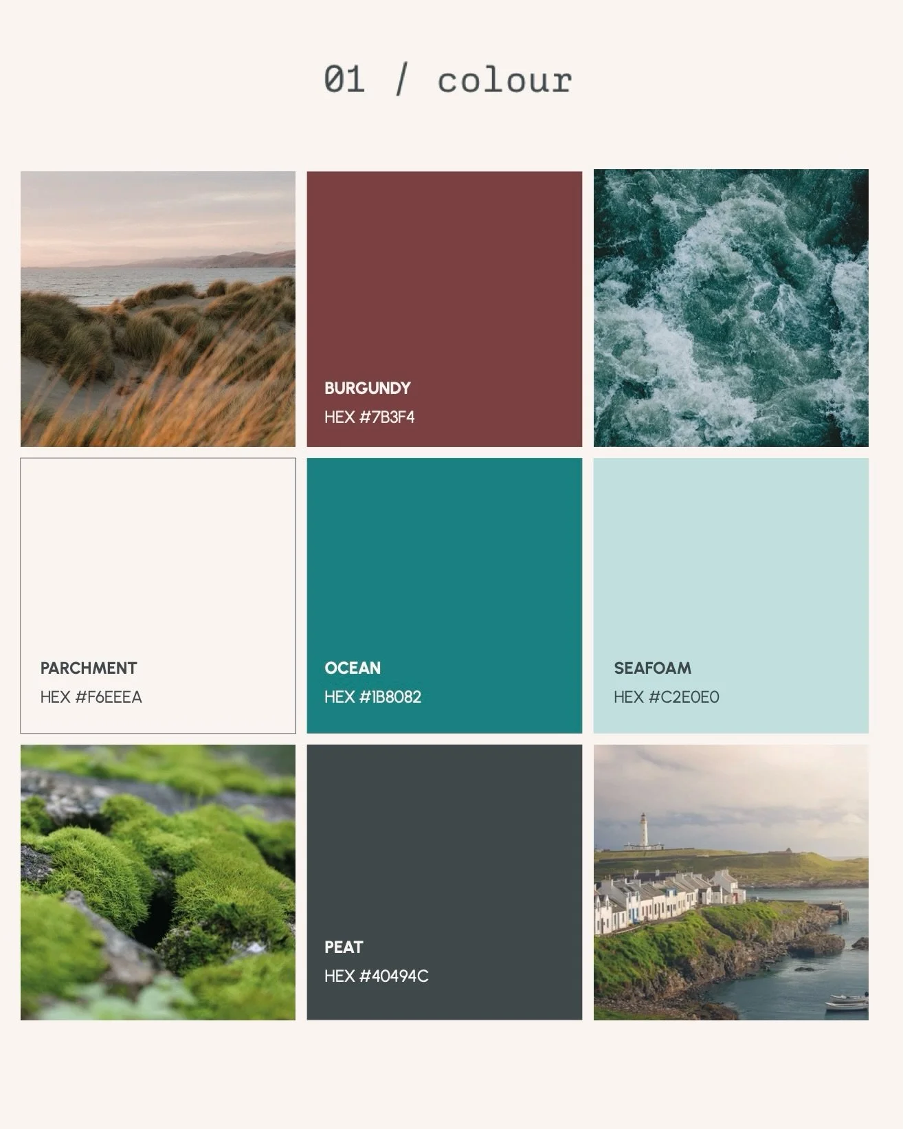 Thought I&rsquo;d end the week with a colour palette I&rsquo;ve been developing for a client based in the Isle of Islay. A palette firmly rooted in its environment. 

I love to include tints with a palette as they create flexibility, depth, layering 