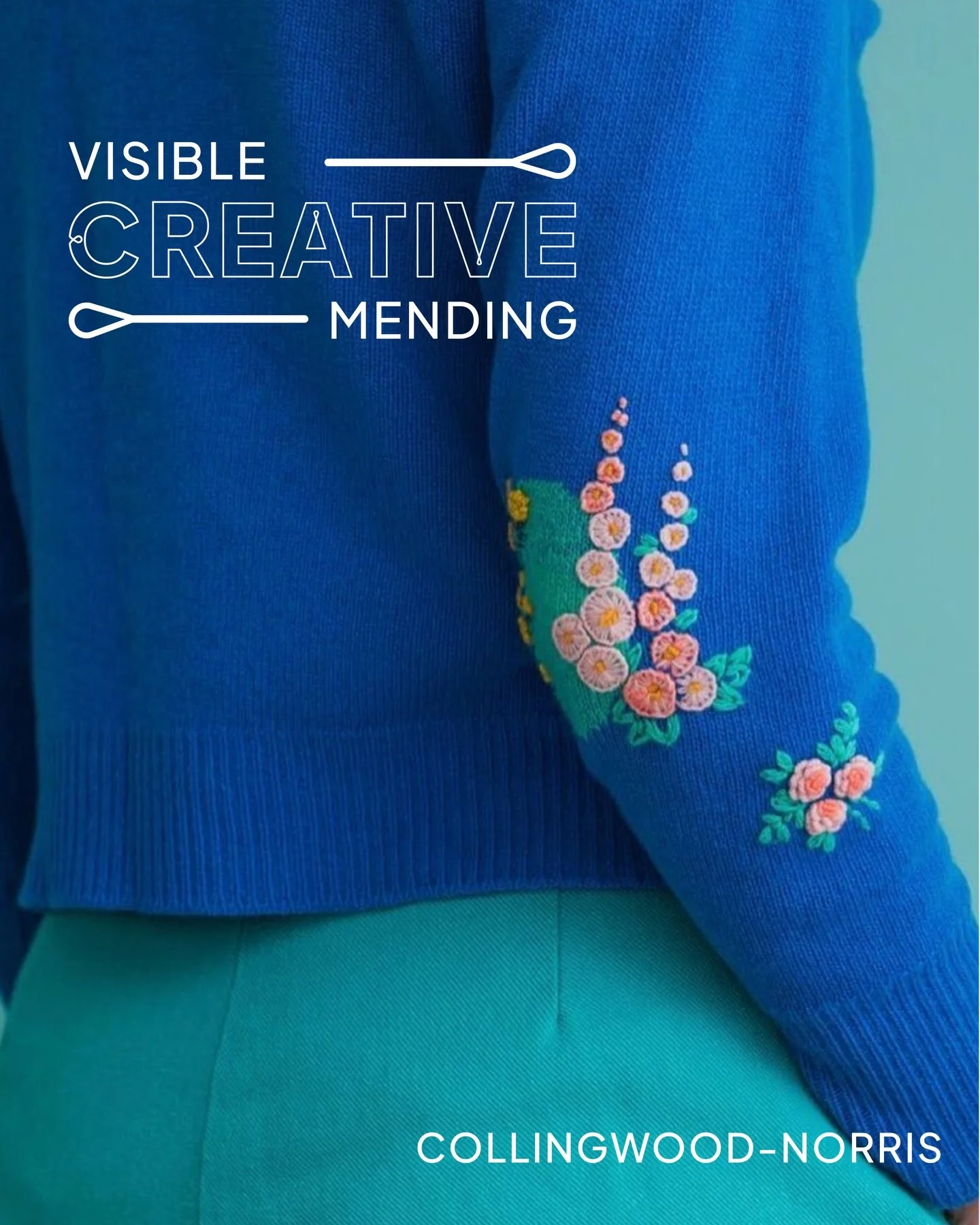 New branding reveal for the exceptionally talented designer, creative mender and humble powerhouse that is Flora, @visible_creative_mending @collingwoodnorris 

I first met Flora just after I graduated and we worked together on a variety of freelance