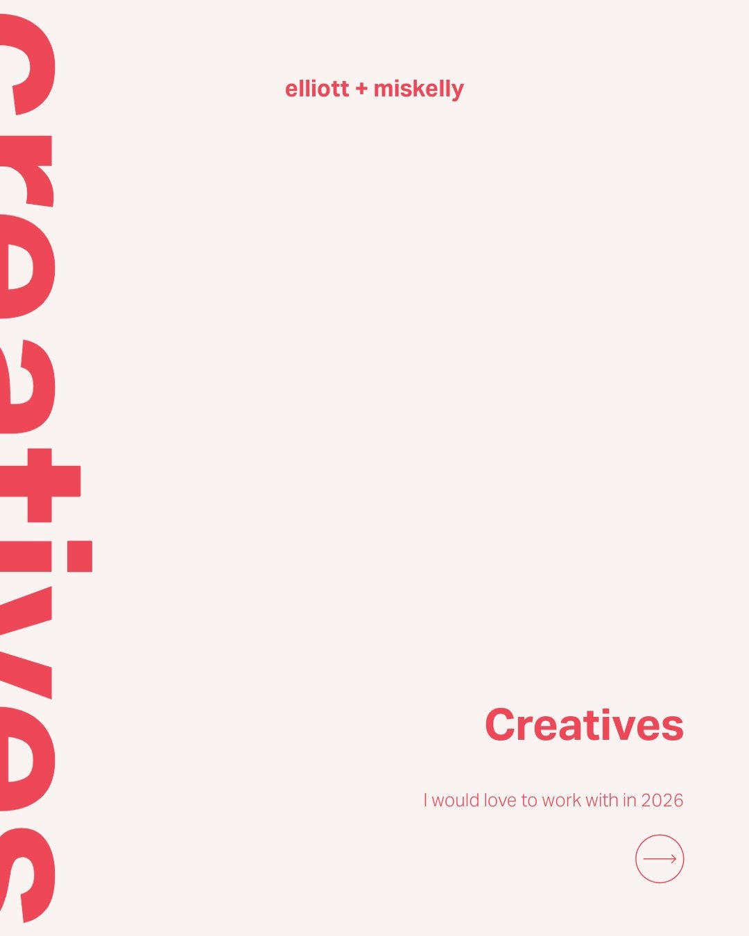 If you don&rsquo;t ask you don&rsquo;t get, right?

I&rsquo;ve worked with artists, architects, knitwear designers, weavers and copywriters. I find these industries fascinating and completely relatable. Here a few more creatives I&rsquo;d love to wor