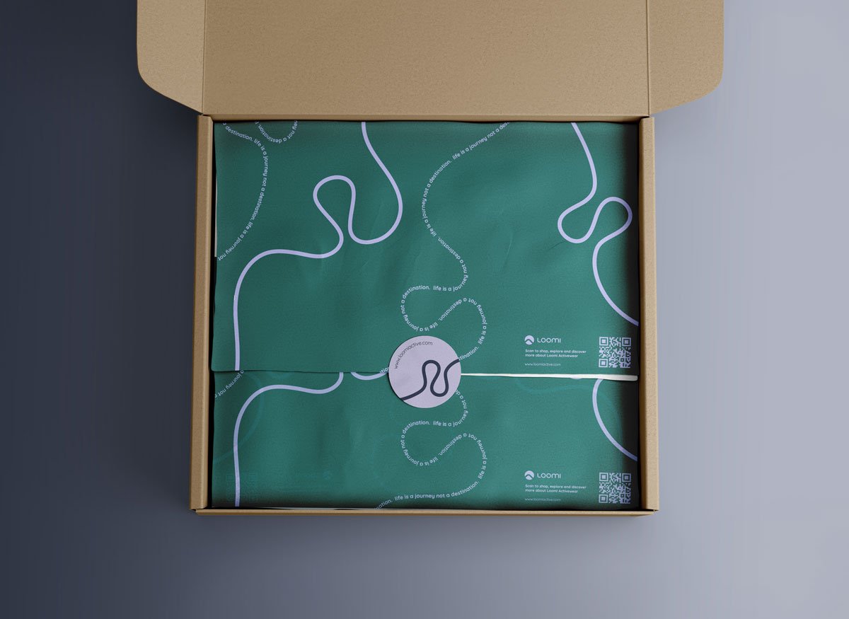 Branded tissue paper & stickers