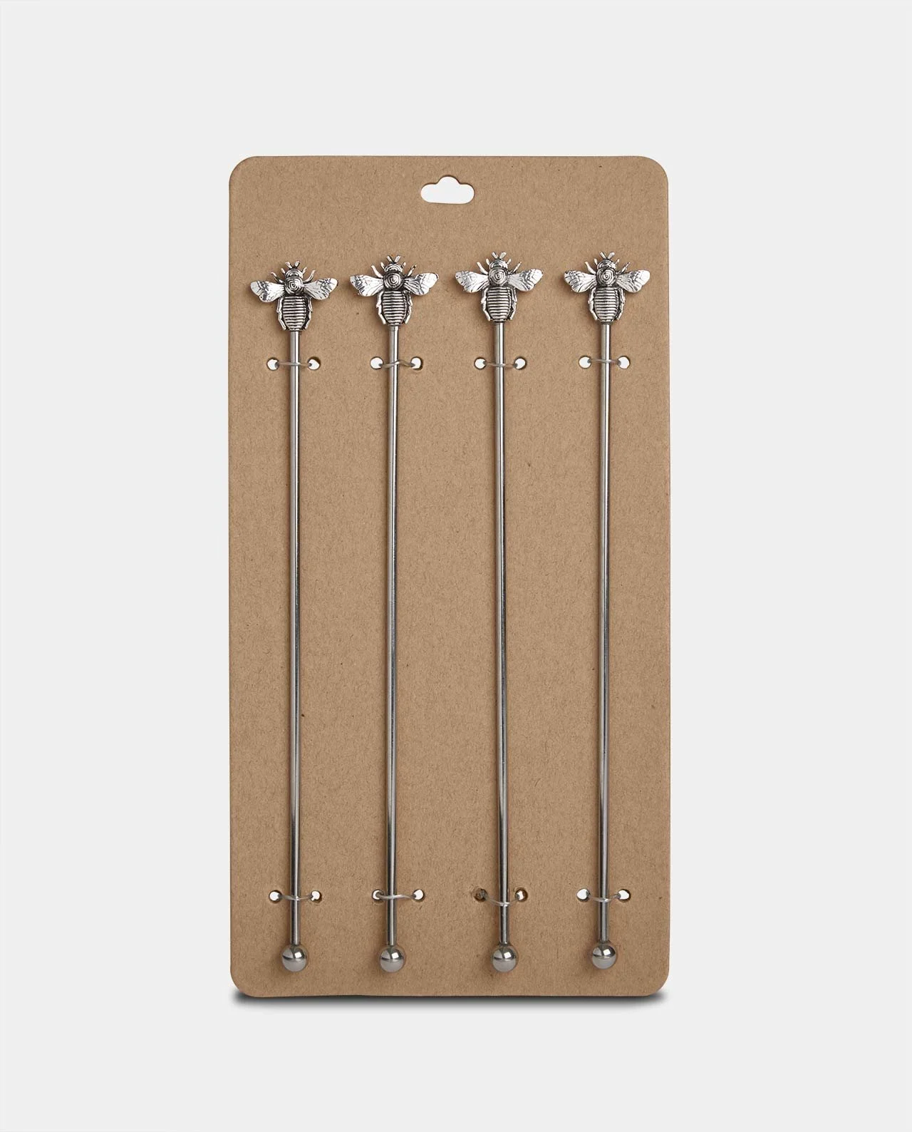 Silver Bee Cocktail Stirrers